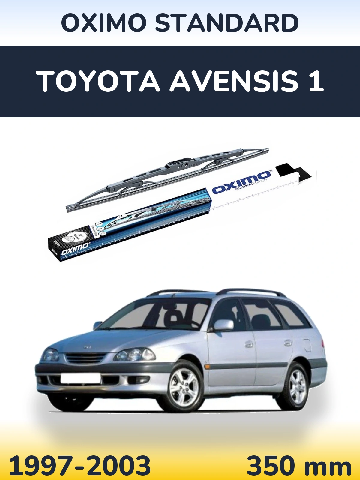 Tylna wycieraczka Oximo Standard 350 mm do Toyota Avensis 1 1997-2003