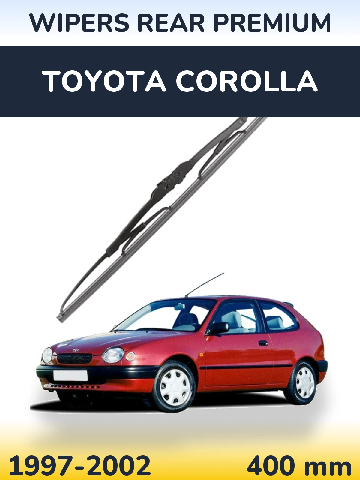 Tylna wycieraczka WIPERS REAR PREMIUM 400 mm do Toyota Corolla 1997-2002