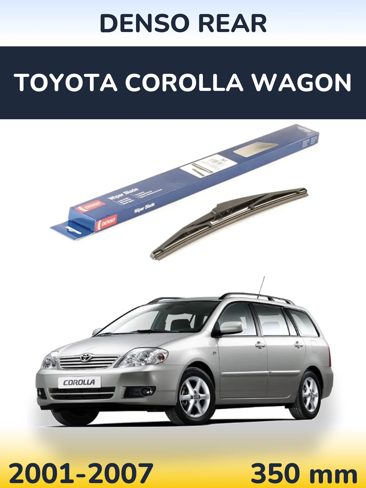 Tylna wycieraczka Denso Rear 350 mm do Toyota Corolla Wagon 2001-2007