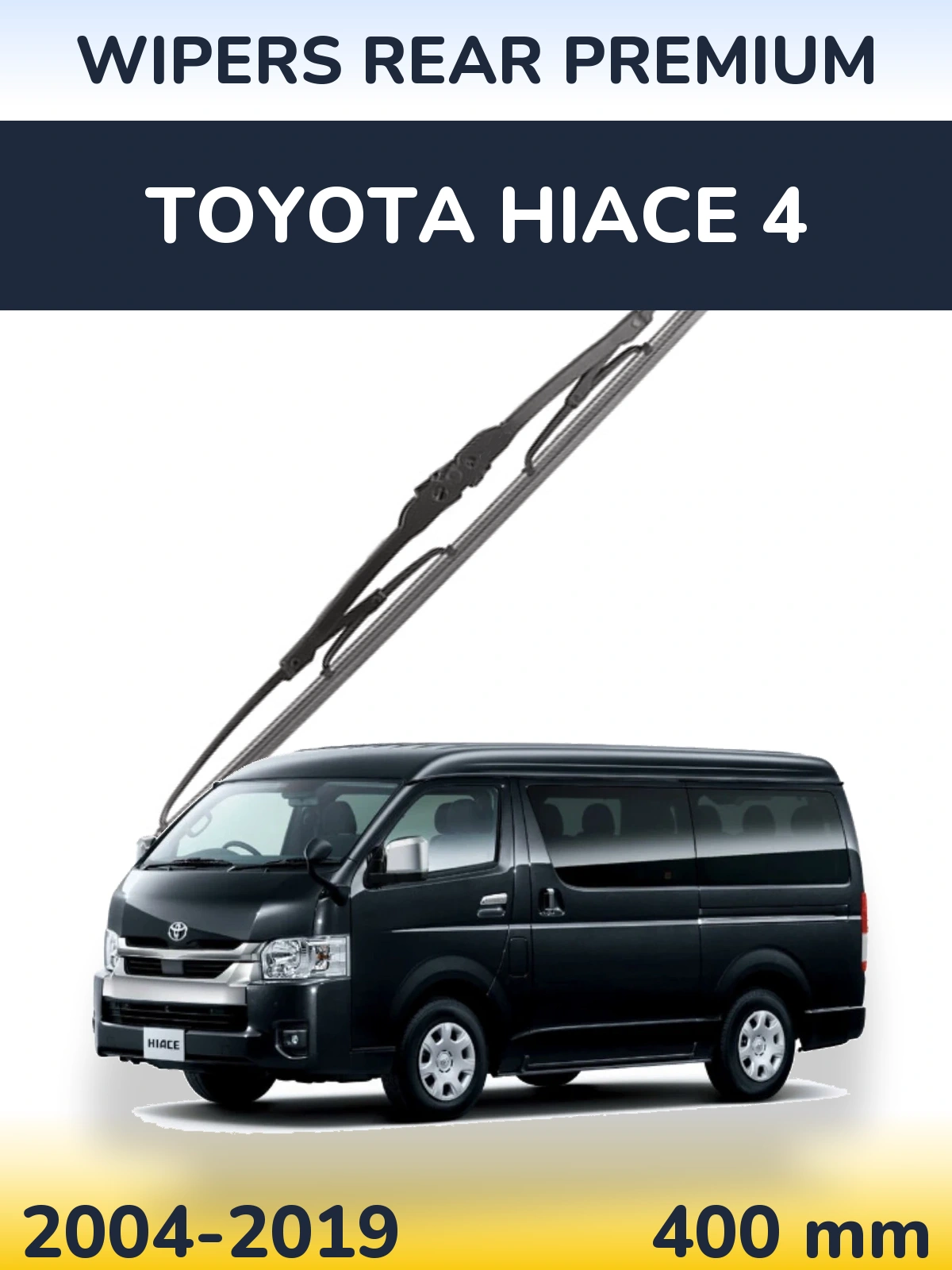 Rear wiper blade WIPERS REAR PREMIUM 400 mm for Toyota Hiace 4 2004-2019