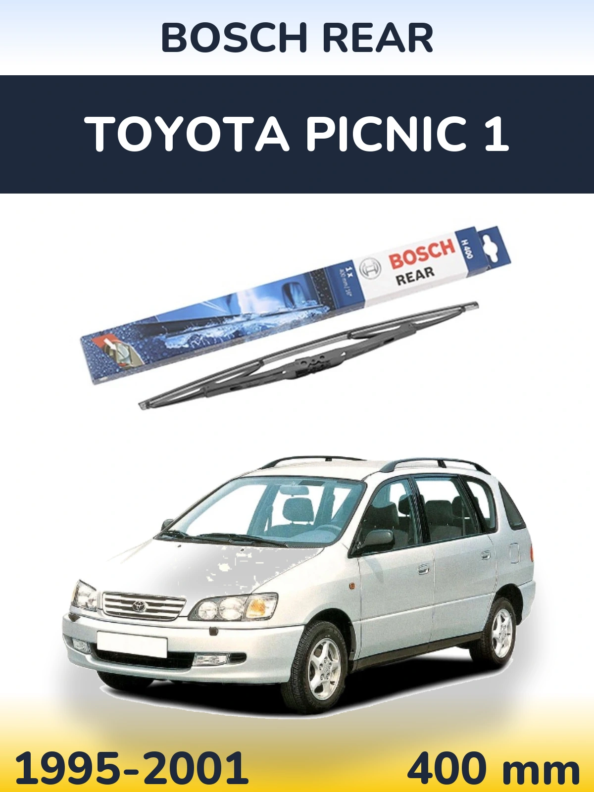 Задний дворник BOSCH Rear 400 мм для Toyota Picnic 1 1995-2001