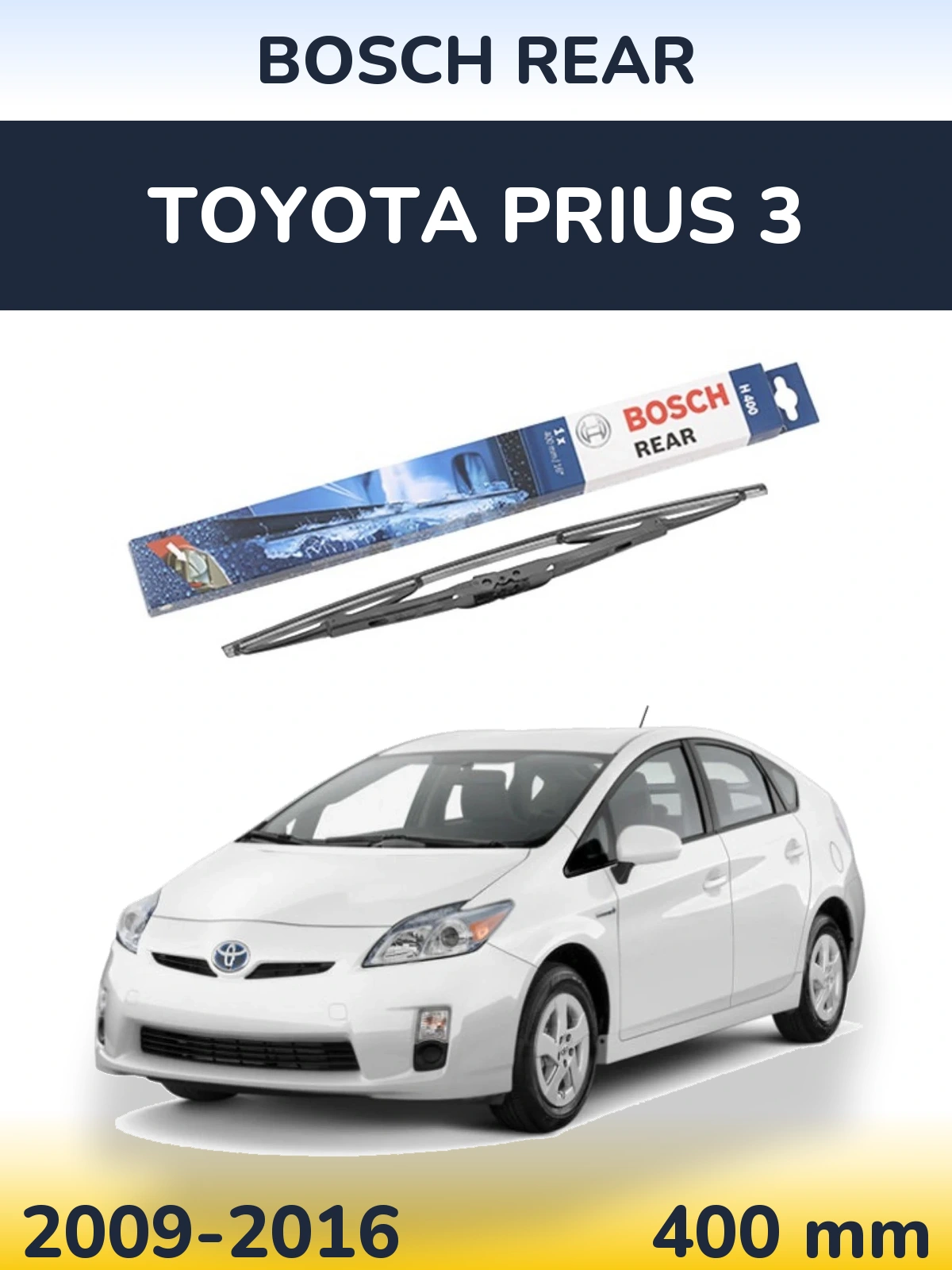 Tylna wycieraczka BOSCH Rear 400 mm do Toyota Prius 3 2009-2016