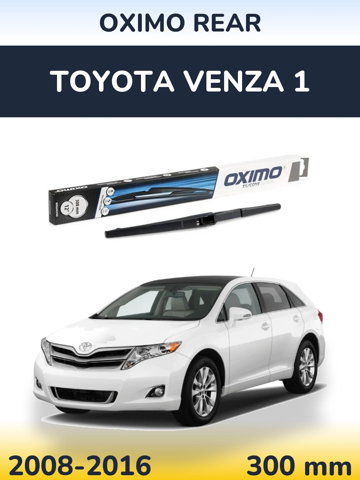 Rear wiper blade Oximo Rear 300 mm for Toyota Venza 1 2008-2016