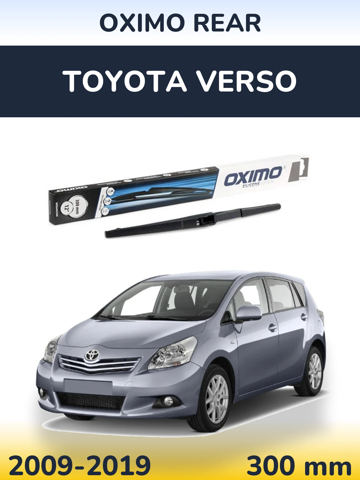 Задний дворник Oximo Rear 300 мм для Toyota Verso 2009-2019