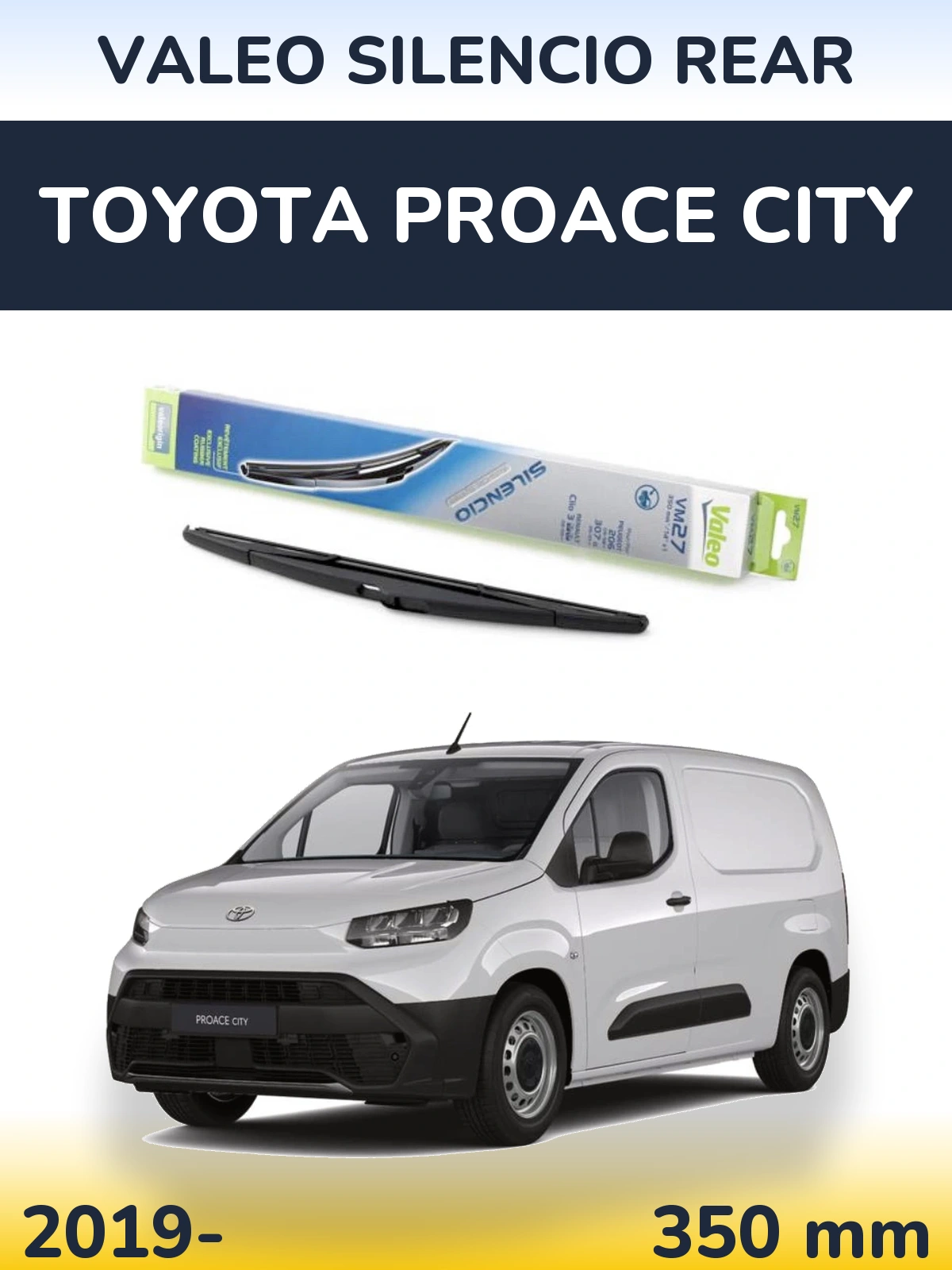 Tylna wycieraczka Valeo Silencio Rear 350 mm do Toyota ProAce City 2019-2026