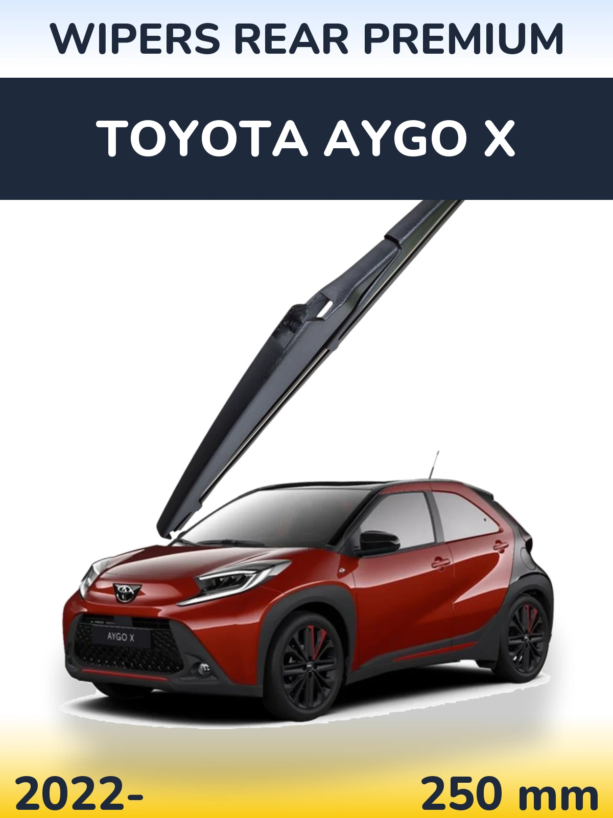 Tylna wycieraczka WIPERS REAR PREMIUM 250 mm do Toyota Aygo X 2022-2026