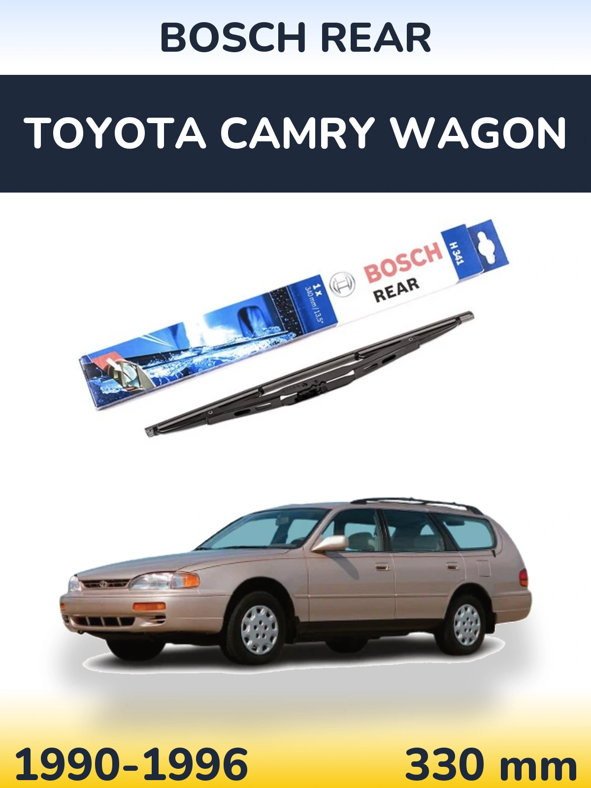 Tylna wycieraczka BOSCH Rear 340 mm do Toyota Camry Wagon 1990-1996