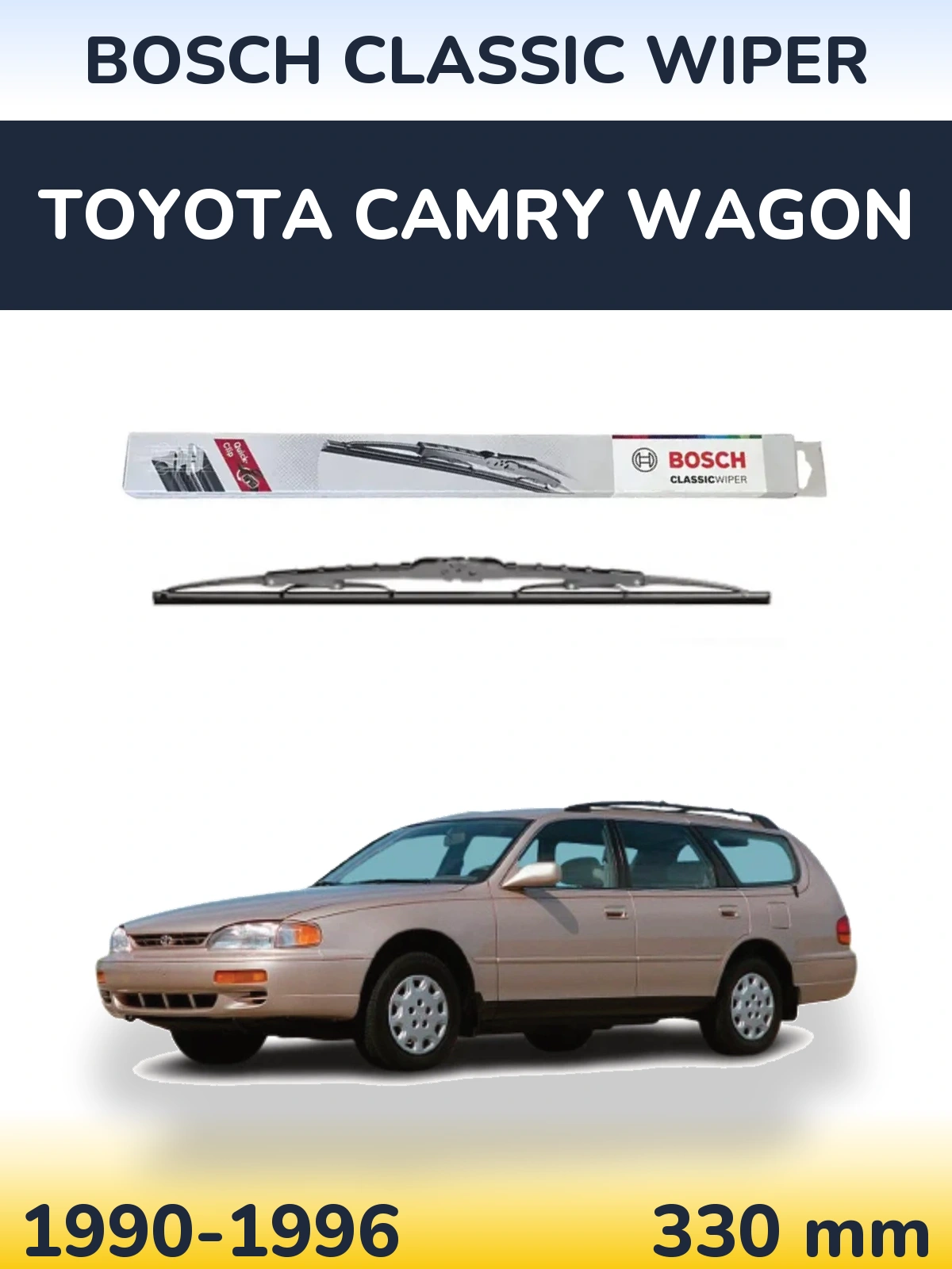 Tylna wycieraczka BOSCH Classic Wiper 340 mm do Toyota Camry Wagon 1990-1996