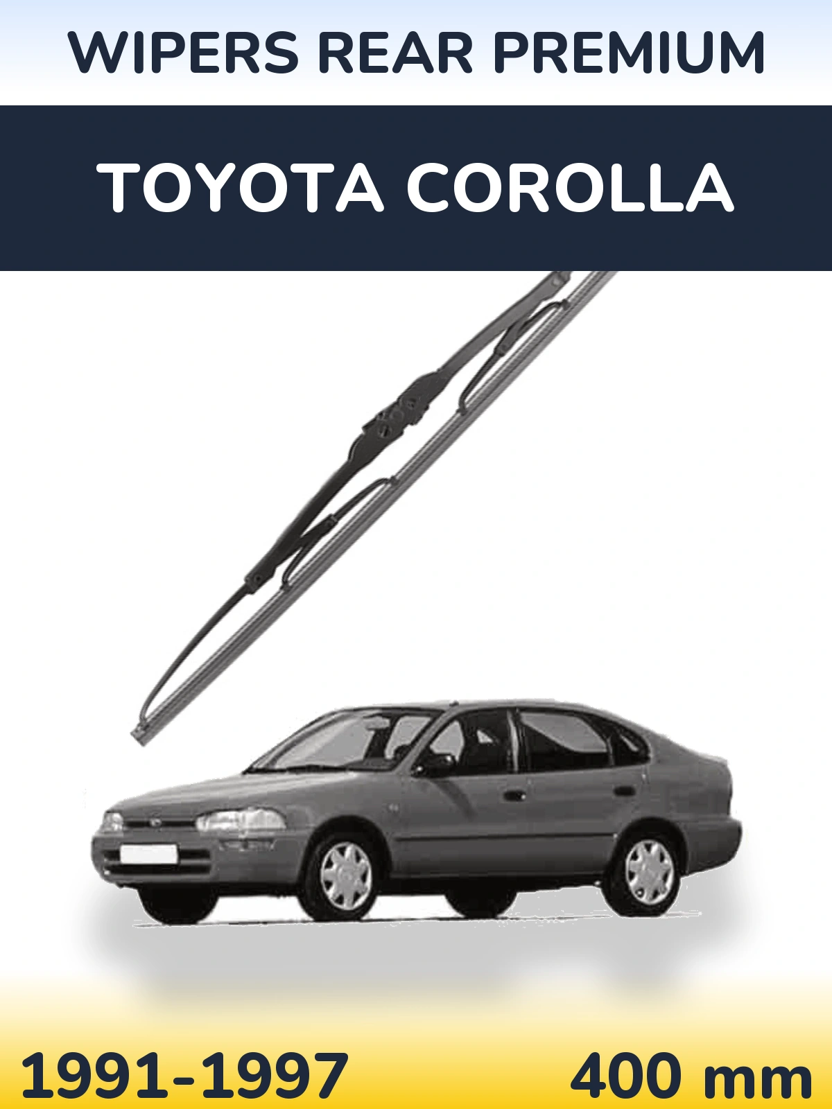 Tylna wycieraczka WIPERS REAR PREMIUM 400 mm do Toyota Corolla 1991-1997
