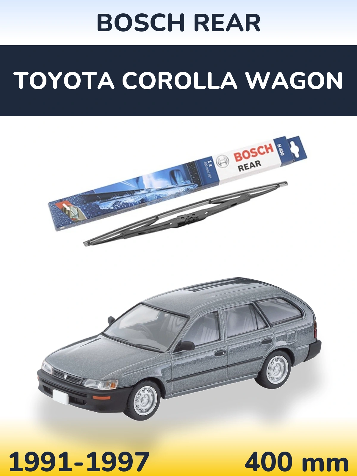 Tylna wycieraczka BOSCH Rear 400 mm do Toyota Corolla Wagon 1991-1997