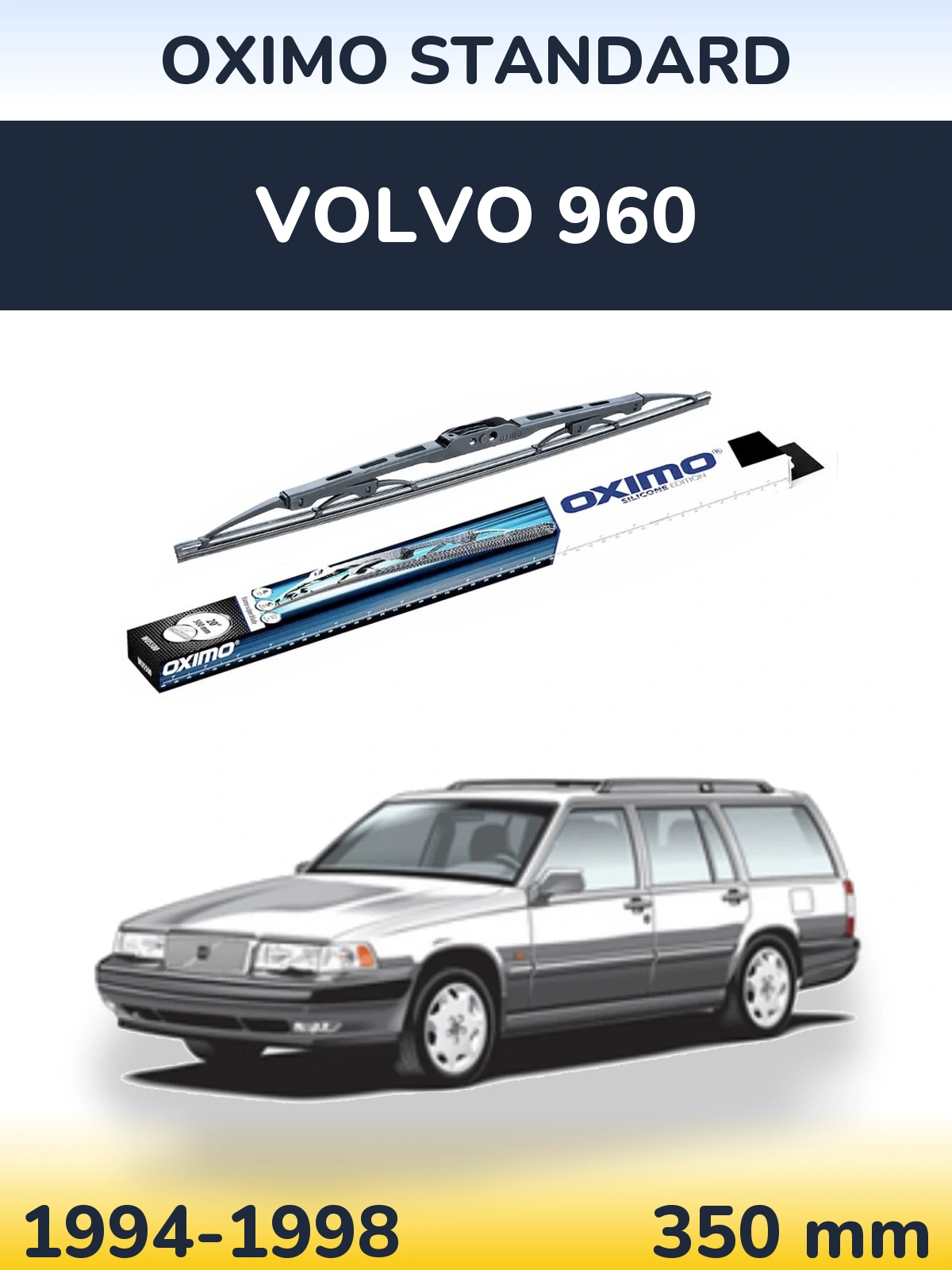 Tylna wycieraczka Oximo Standard 350 mm do Volvo 960 1994-1998