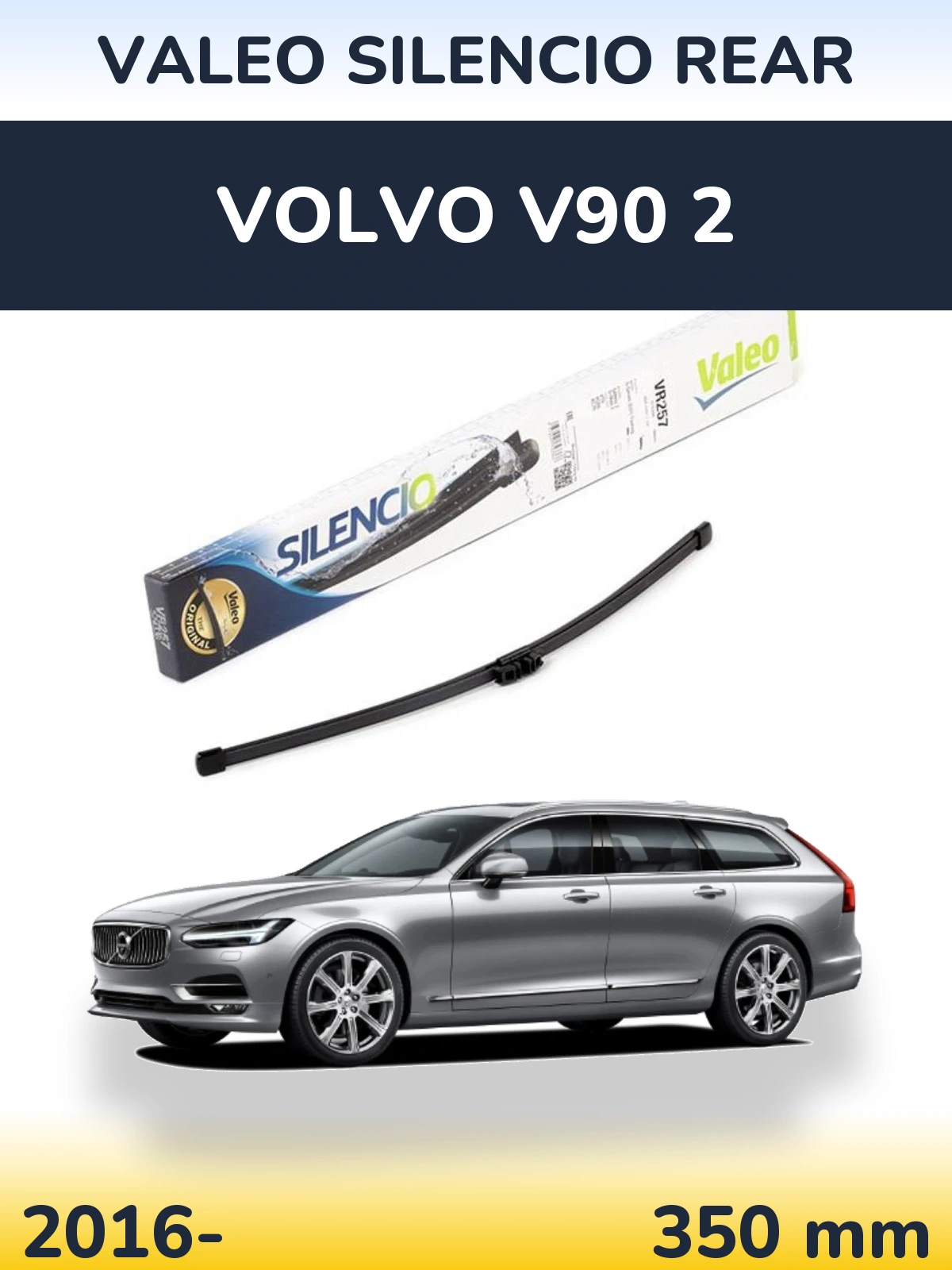 Tylna wycieraczka Valeo Silencio Rear 350 mm do Volvo V90 2 2016-2026