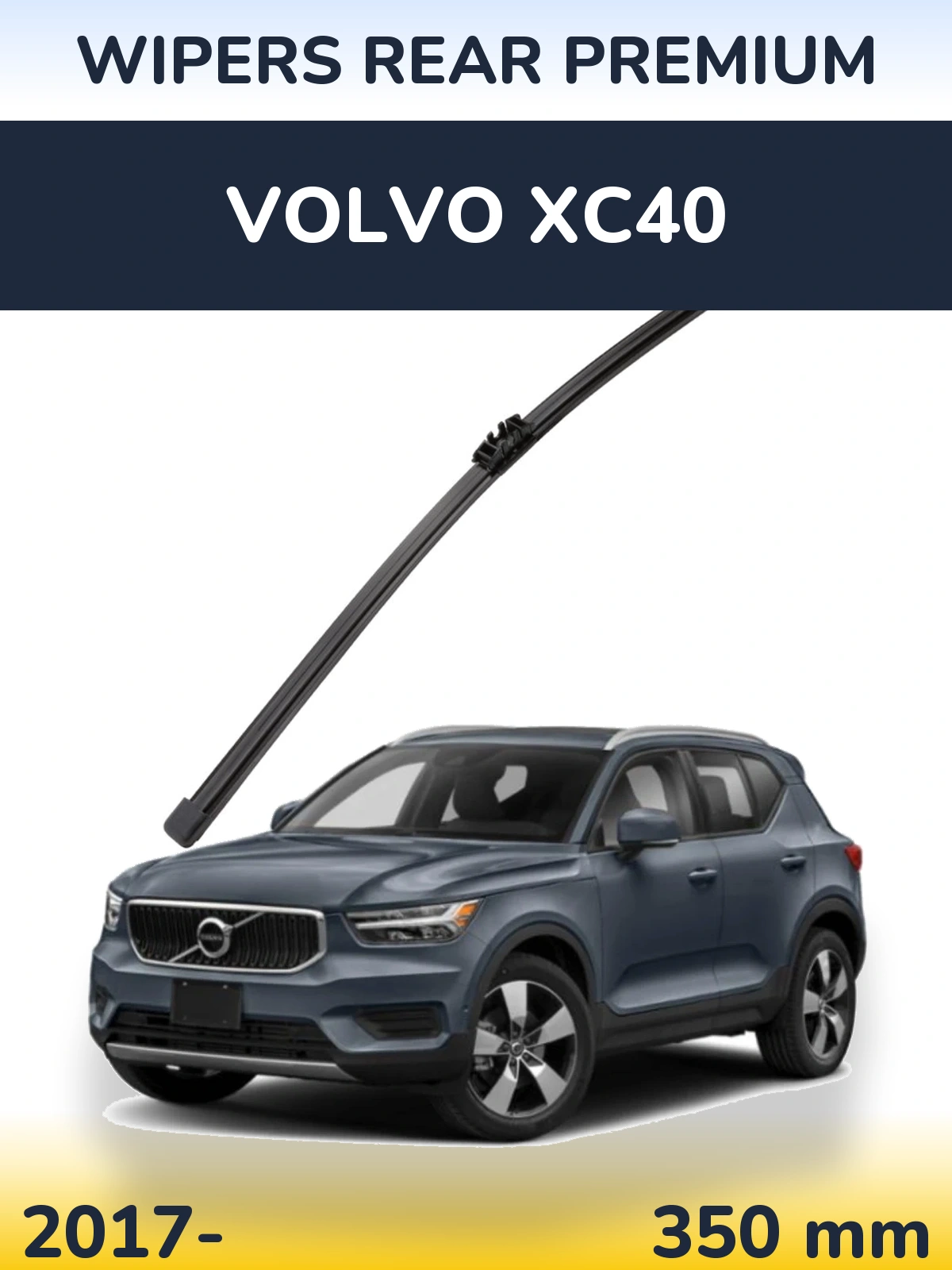 Задний дворник WIPERS REAR PREMIUM 350 мм для Volvo XC40 2017-2026