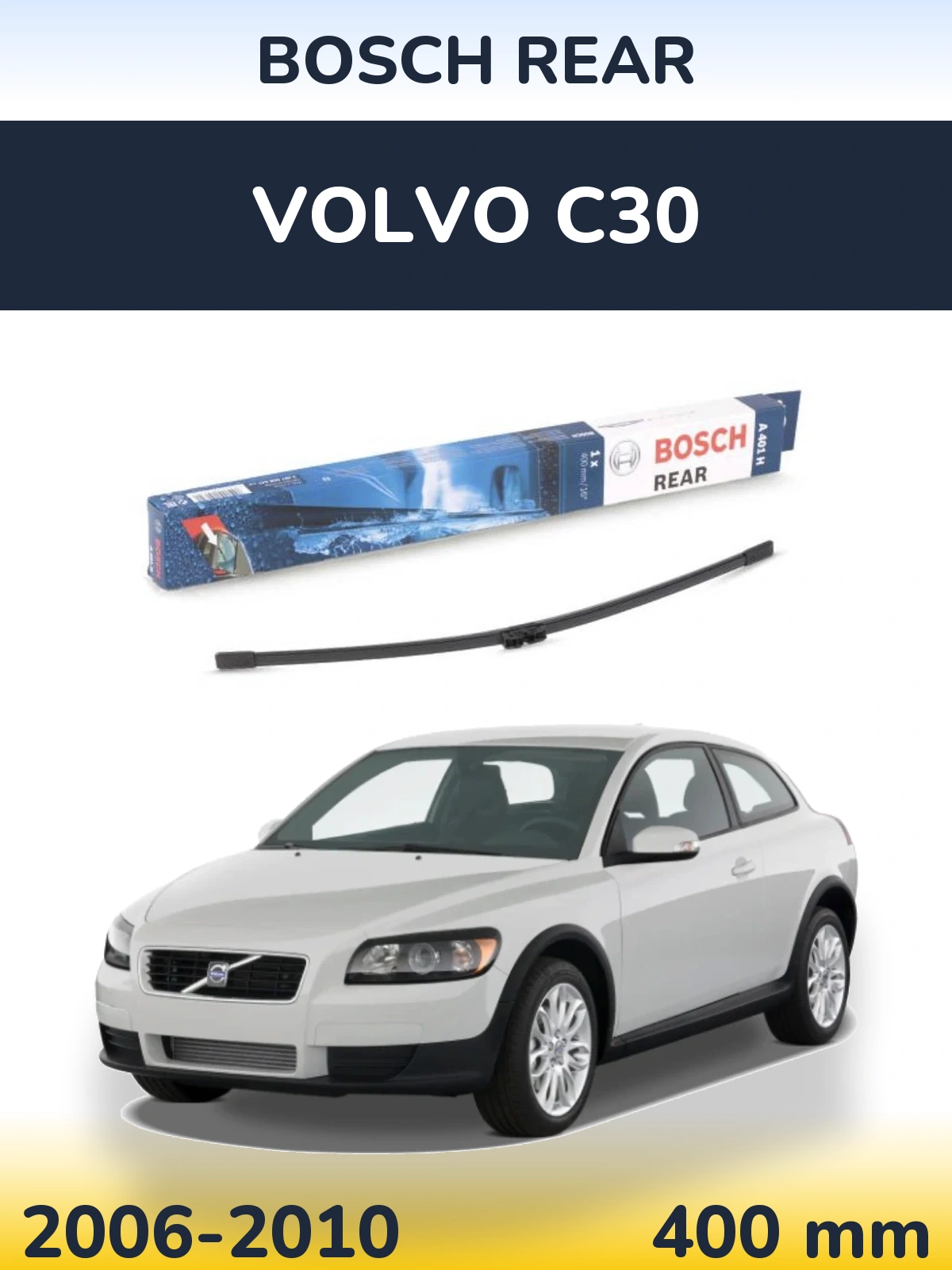 Tylna wycieraczka BOSCH Rear 400 mm do Volvo C30 2006-2010