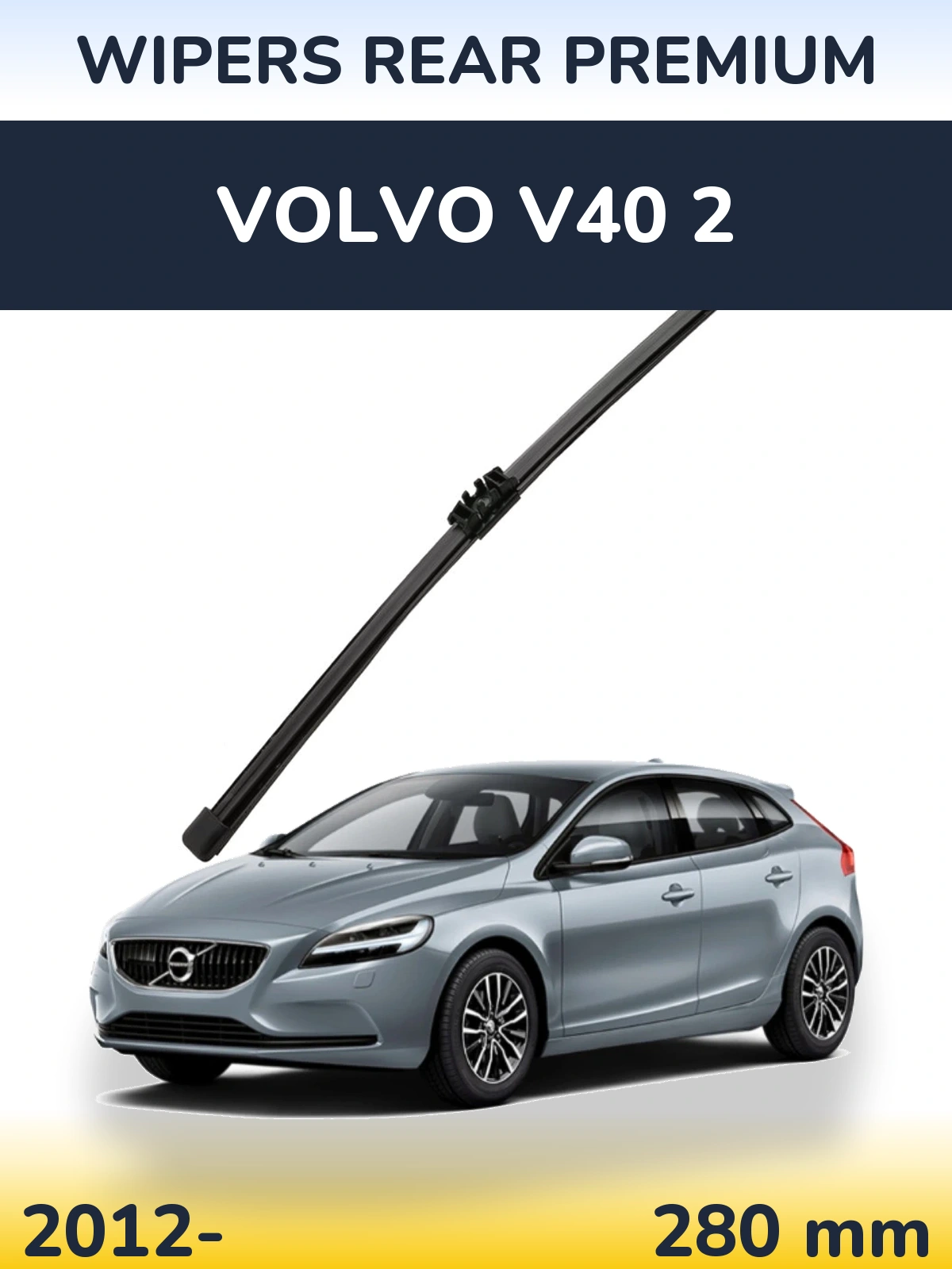 Задний дворник WIPERS REAR PREMIUM 280 мм для Volvo V40 2 2012-2026