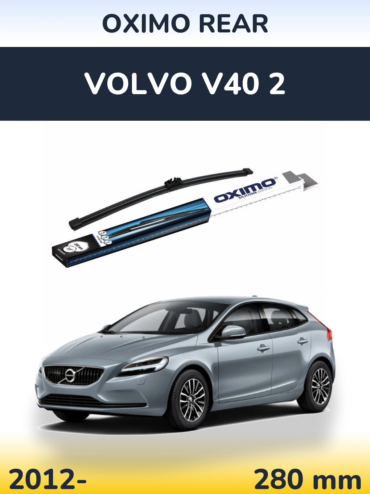 Tylna wycieraczka Oximo Rear 280 mm do Volvo V40 2 2012-2026