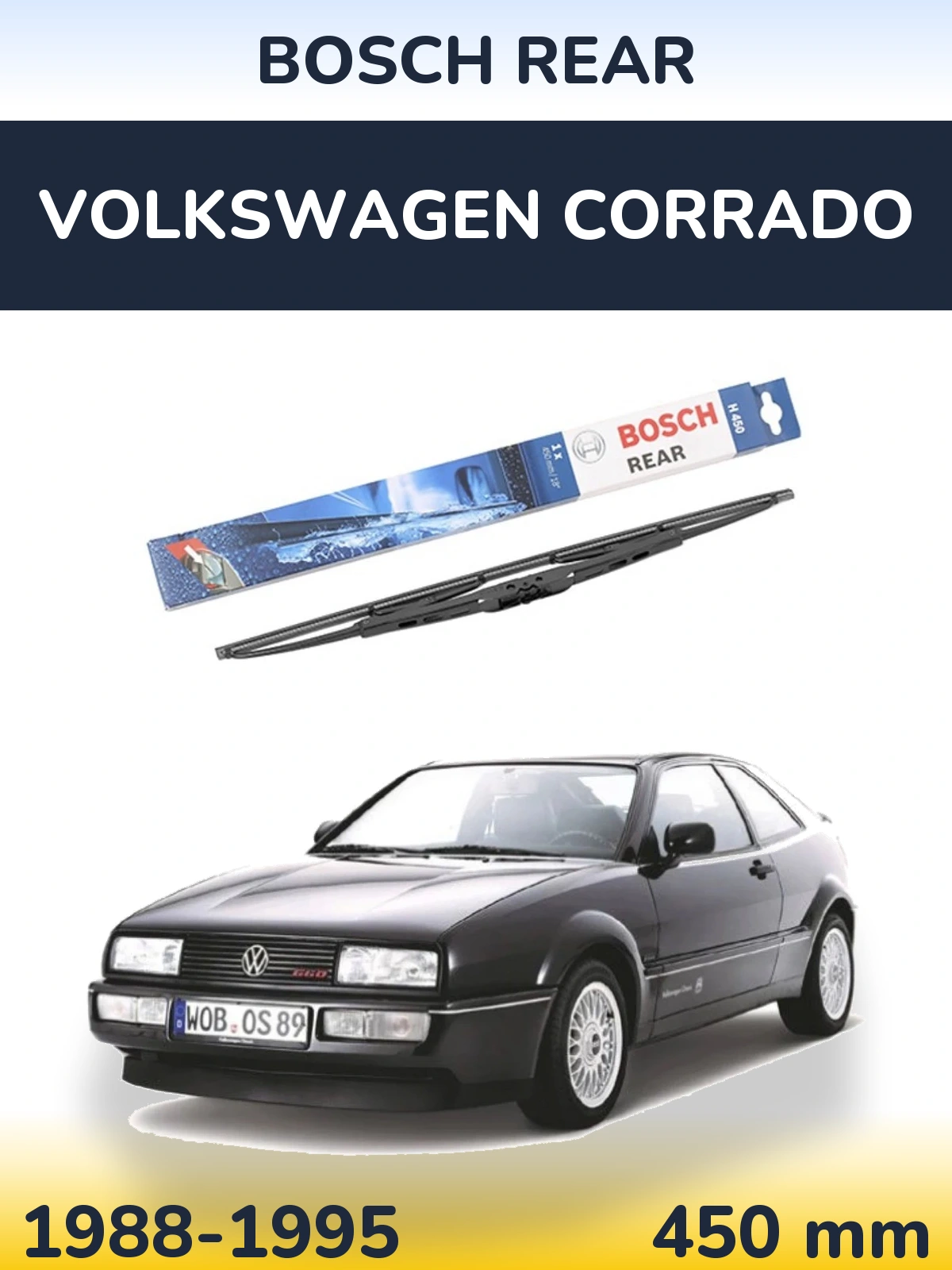 Tylna wycieraczka BOSCH Rear 450 mm do Volkswagen Corrado 1988-1995