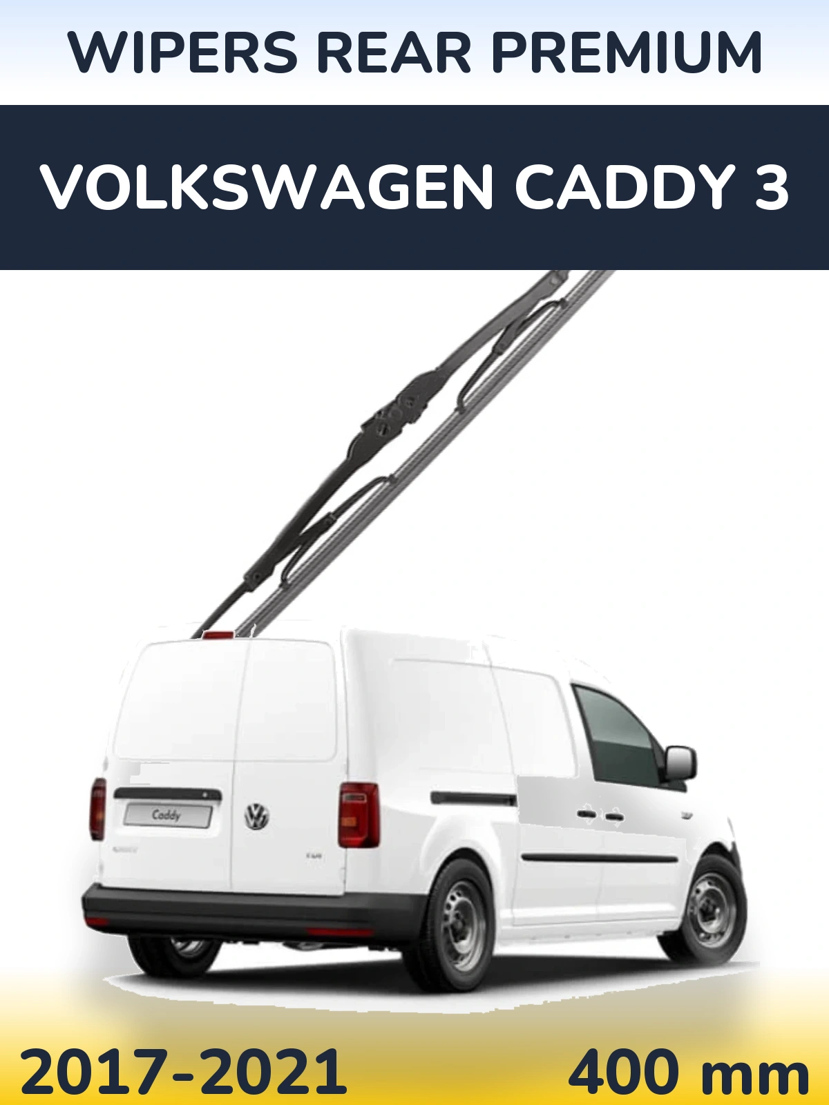 Rear wiper blade WIPERS REAR PREMIUM 400 mm for Volkswagen Caddy 3 2017-2021