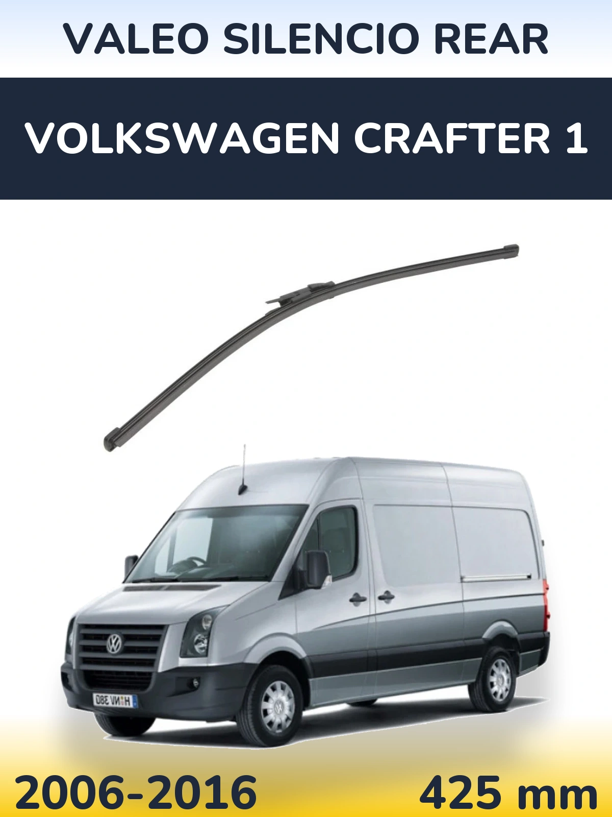 Tylna wycieraczka Valeo Silencio Rear 425 mm do Volkswagen Crafter 1 2006-2016
