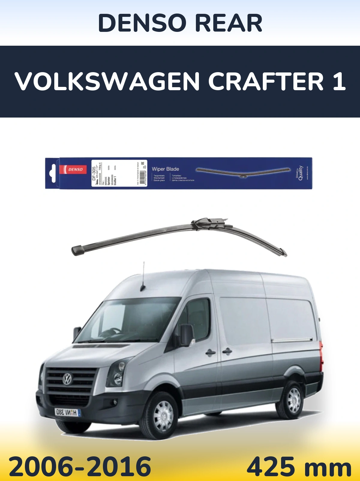 Tylna wycieraczka Denso Rear 425 mm do Volkswagen Crafter 1 2006-2016