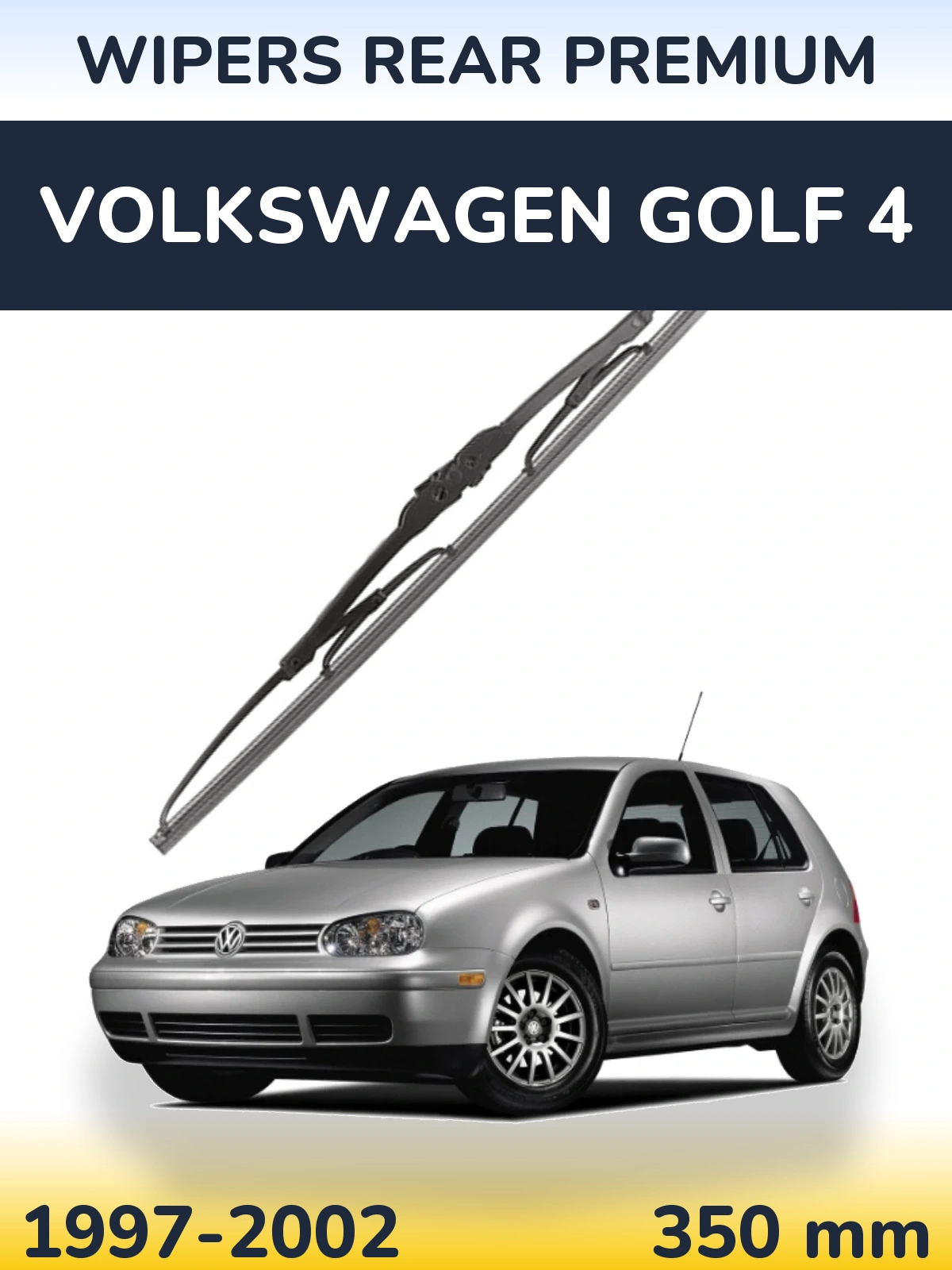 Tylna wycieraczka WIPERS REAR PREMIUM 350 mm do Volkswagen Golf 4 1997-2002