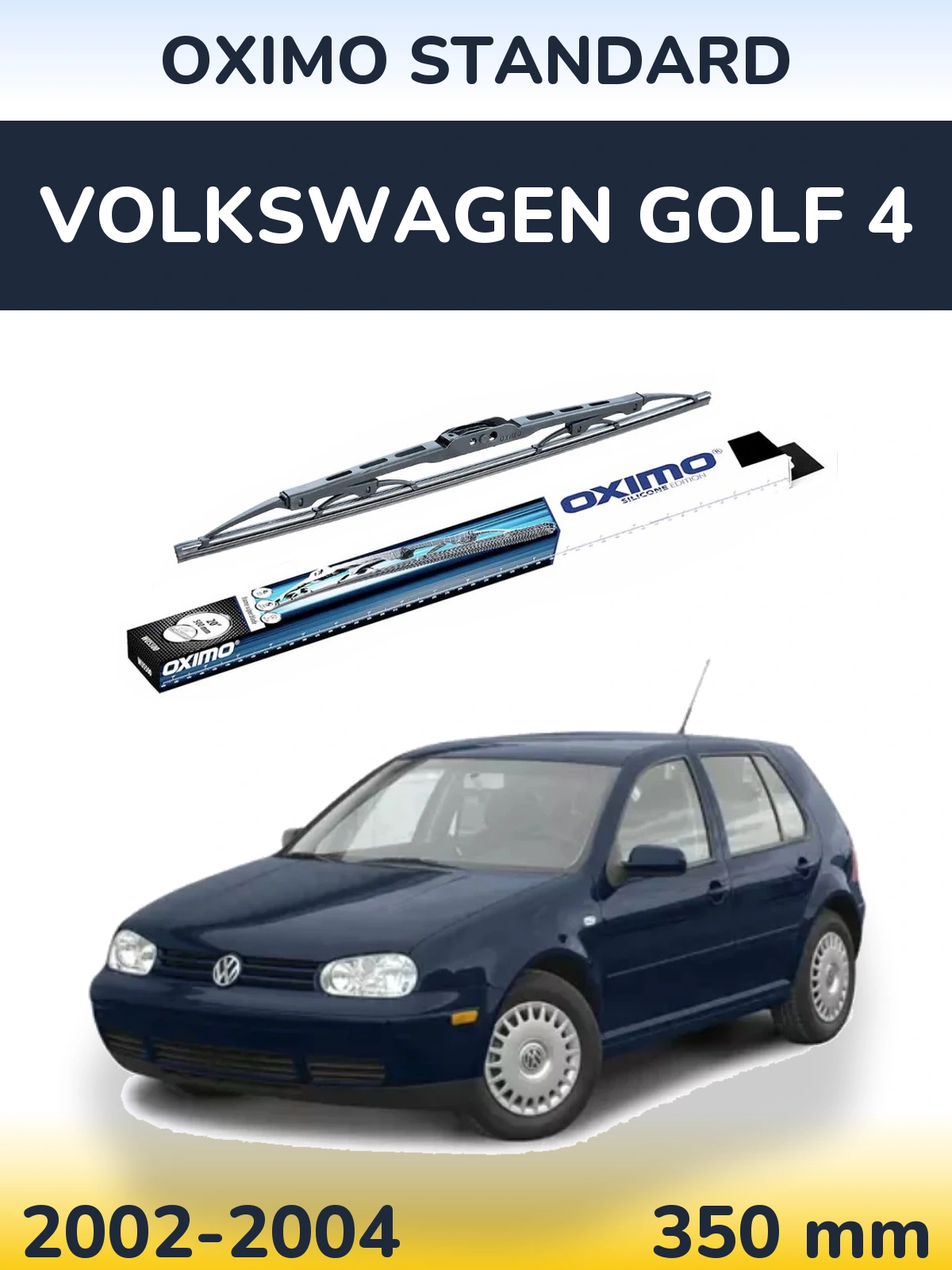 Tylna wycieraczka Oximo Standard 350 mm do Volkswagen Golf 4 2002-2004