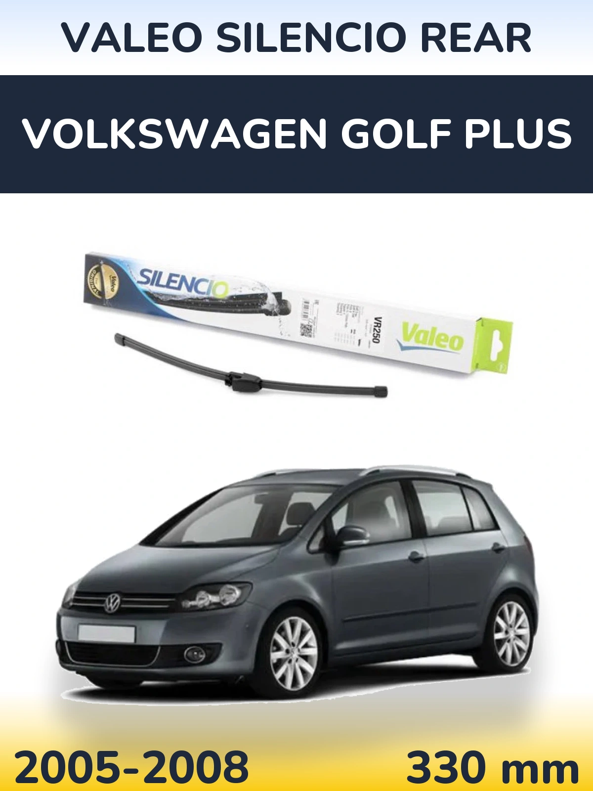 Tylna wycieraczka Valeo Silencio Rear 335 mm do Volkswagen Golf Plus 2005-2008