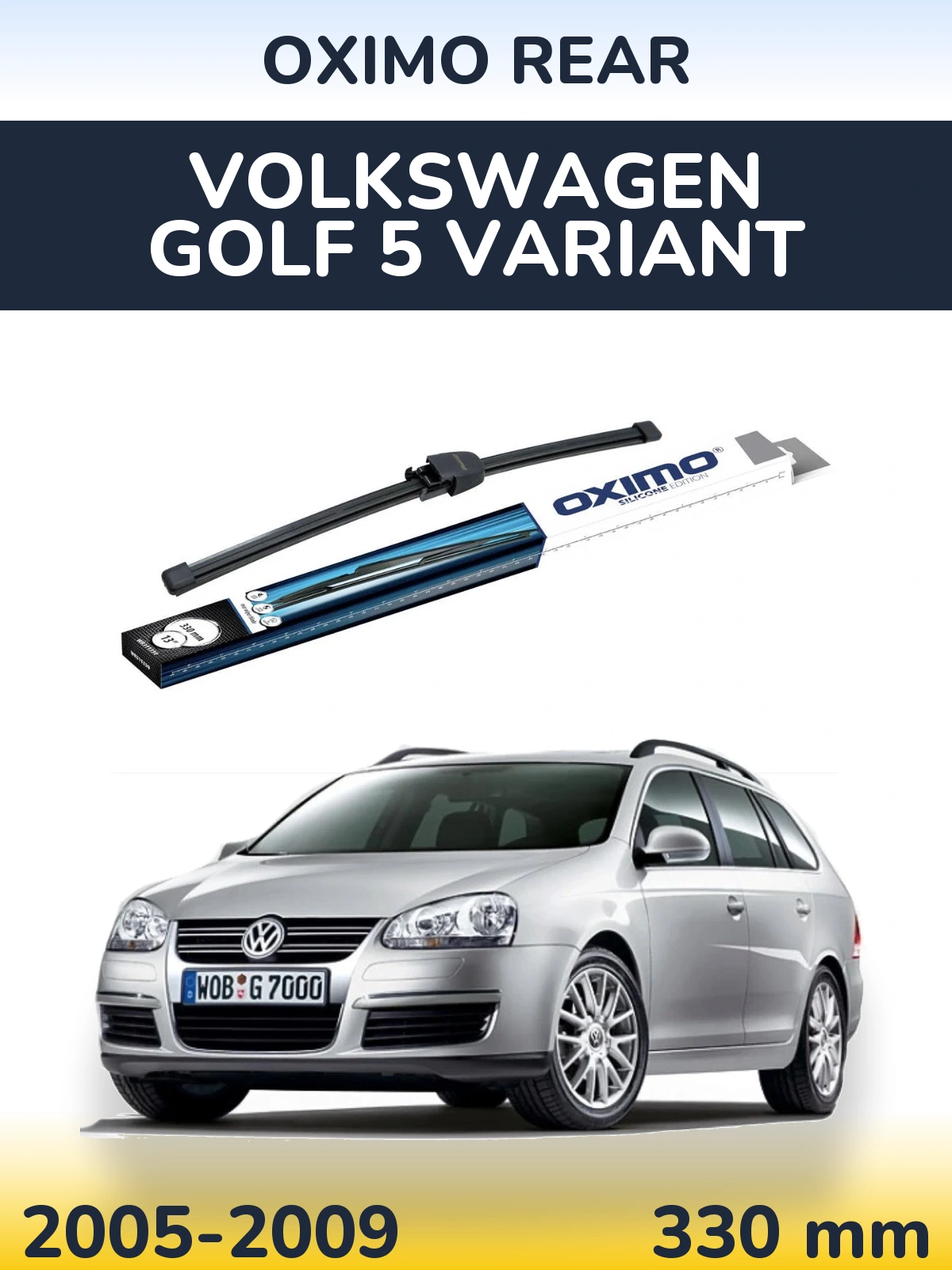 Tylna wycieraczka Oximo Rear 330 mm do Volkswagen Golf 5 Variant 2005-2009