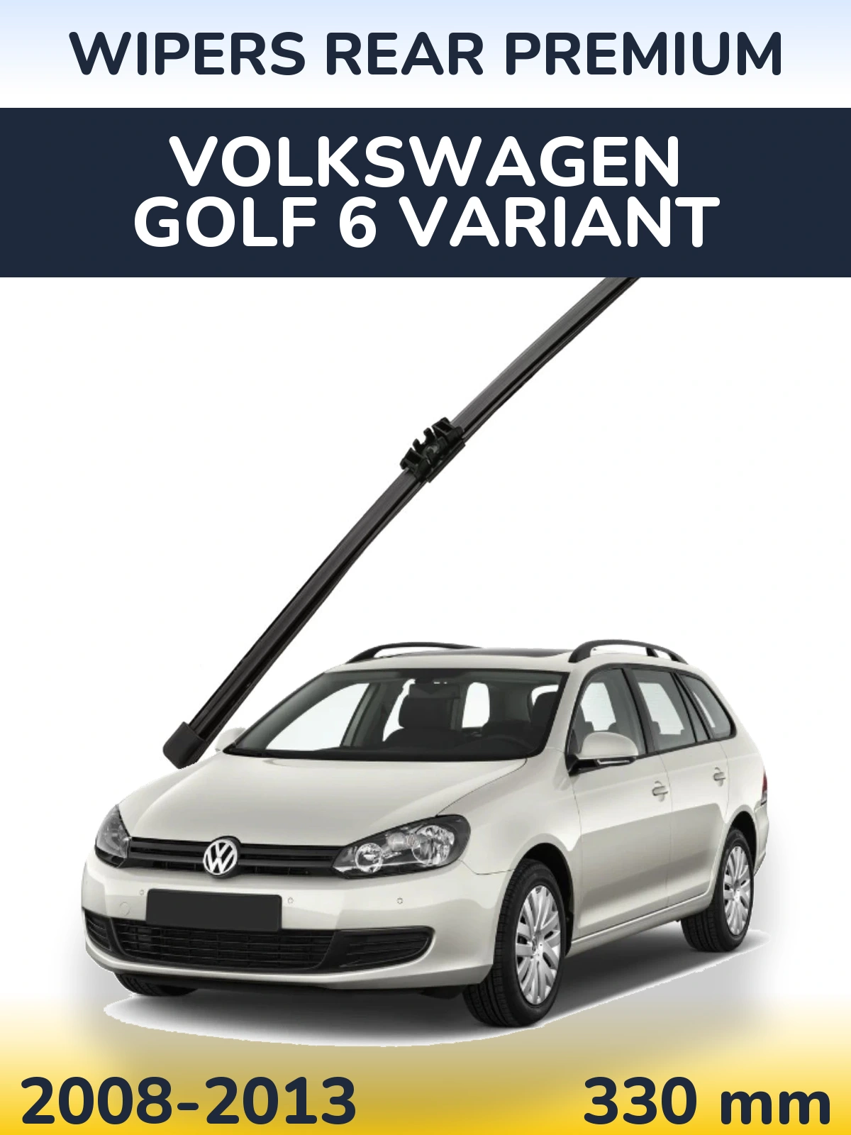 Tylna wycieraczka WIPERS REAR PREMIUM 330 mm do Volkswagen Golf 6 Variant 2008-2013