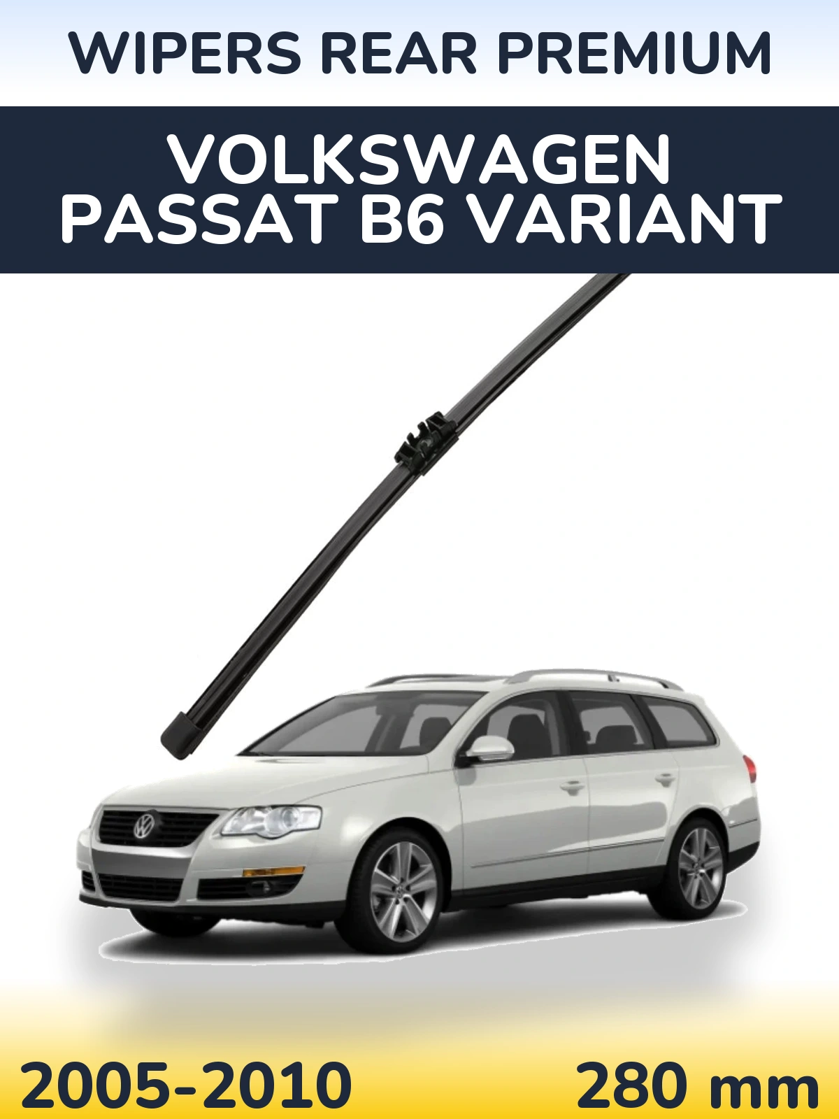 Tylna wycieraczka WIPERS REAR PREMIUM 280 mm do Volkswagen Passat B6 Variant 2005-2010