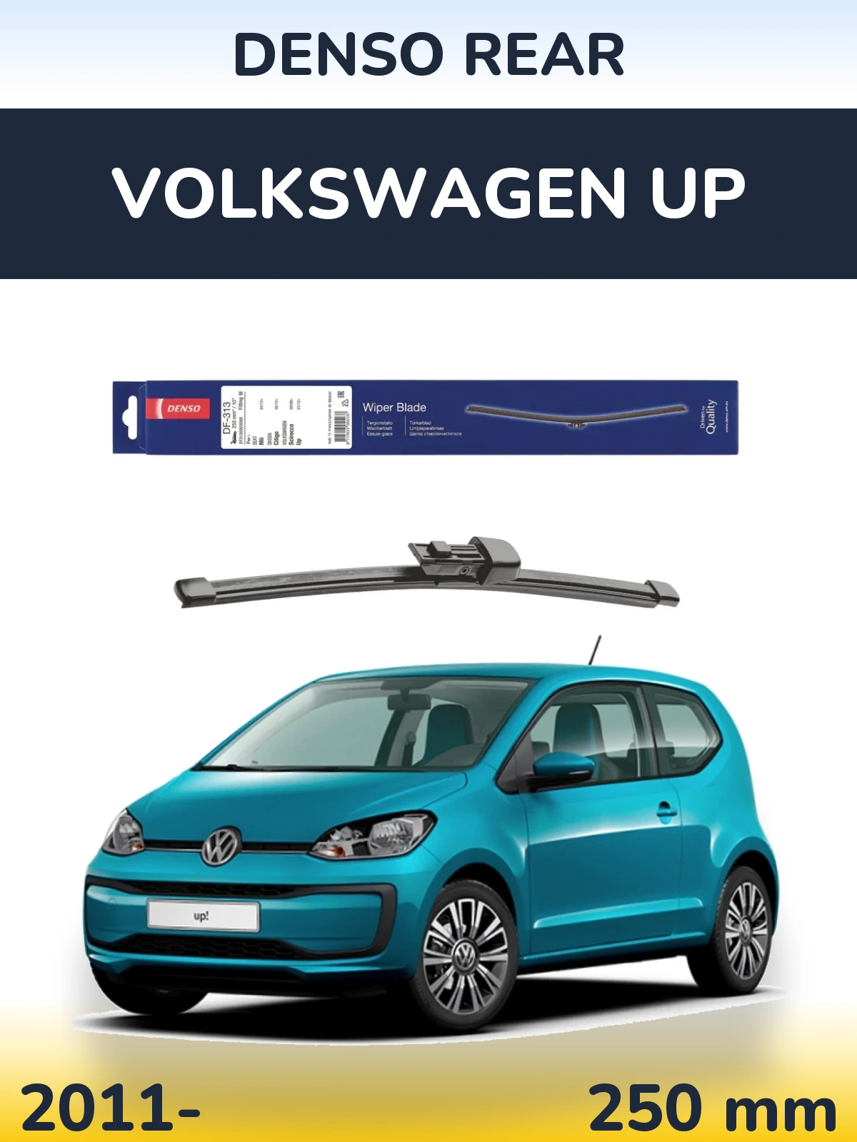 Tylna wycieraczka Denso Rear 250 mm do Volkswagen Up 2011-2026