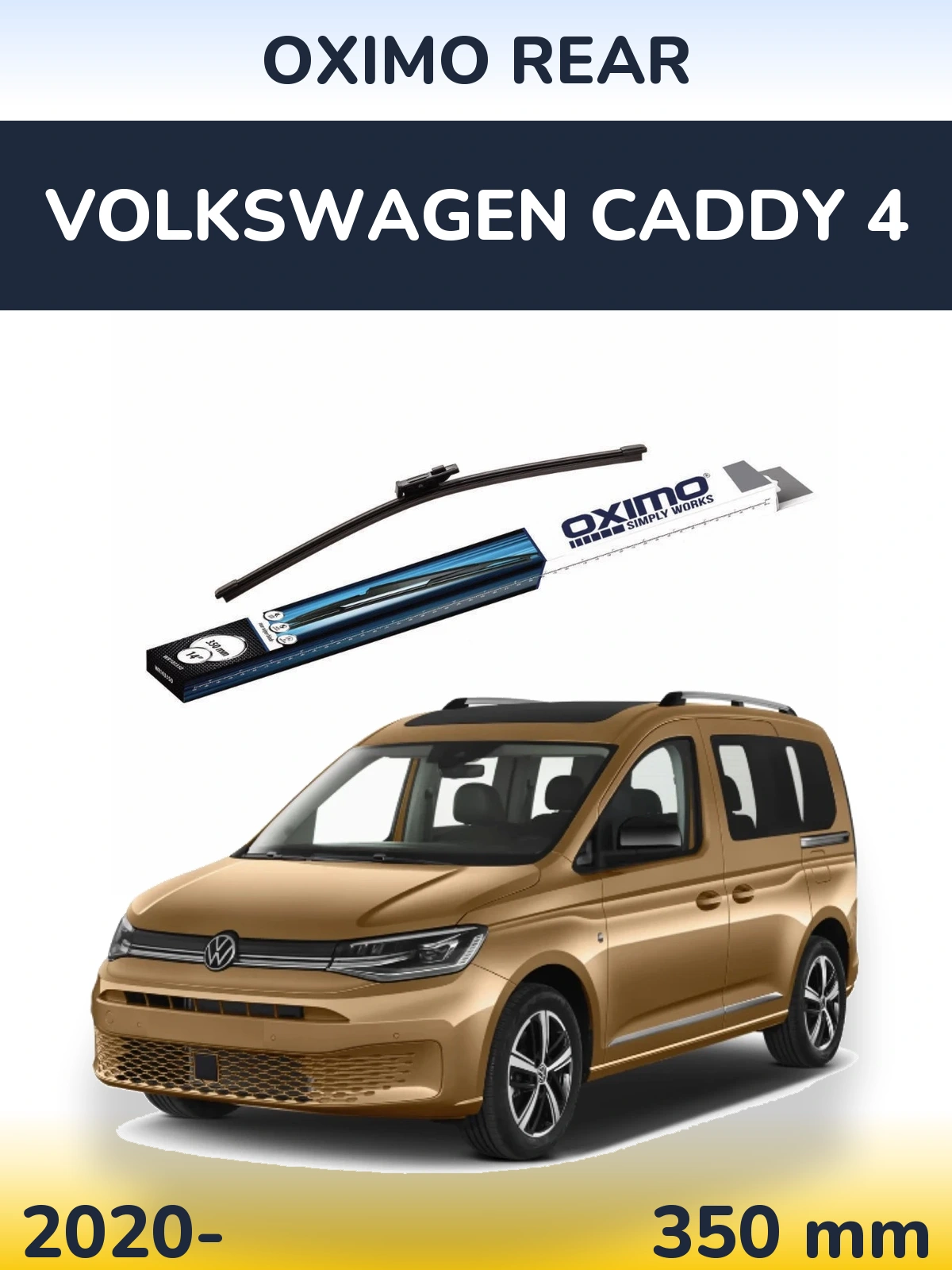 Tylna wycieraczka Oximo Rear 350 mm do Volkswagen Caddy 4 2020-2026