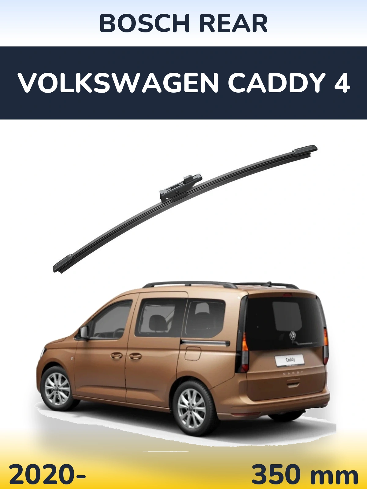 Tylna wycieraczka BOSCH Rear 330 mm do Volkswagen Caddy 4 2020-2026