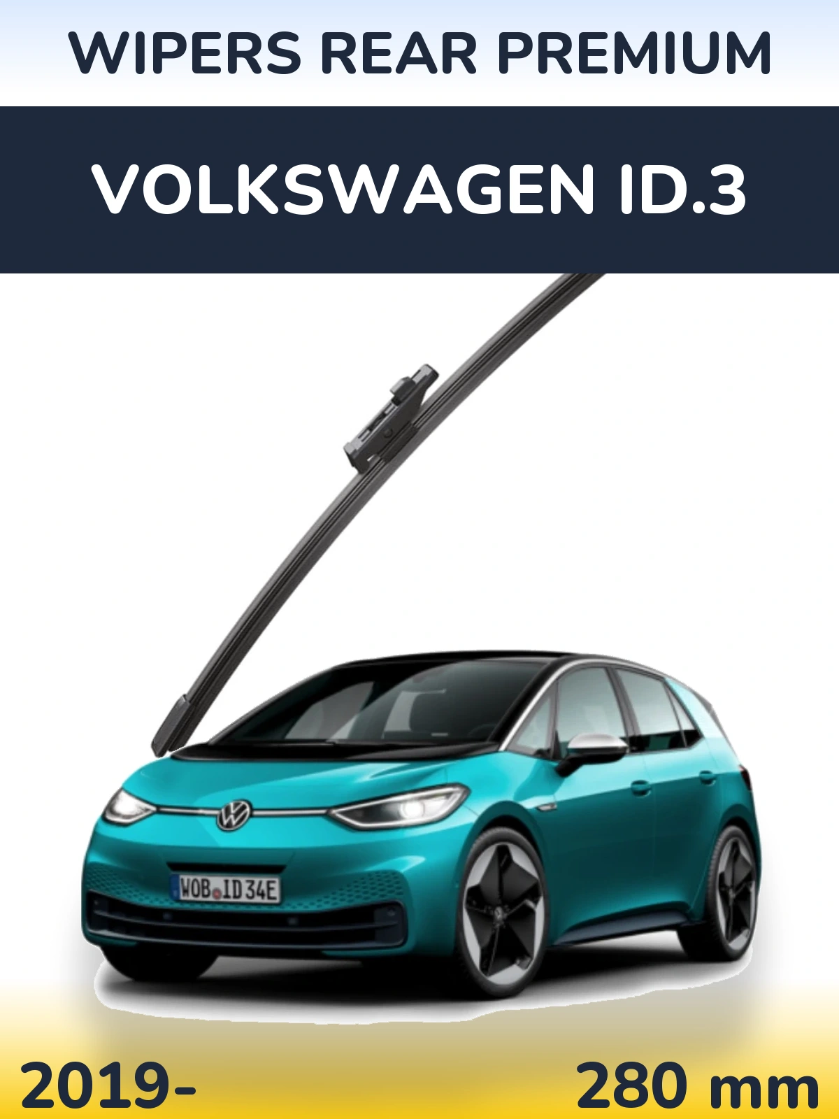 Задний дворник WIPERS REAR PREMIUM 280 мм для Volkswagen ID.3 2019-2026