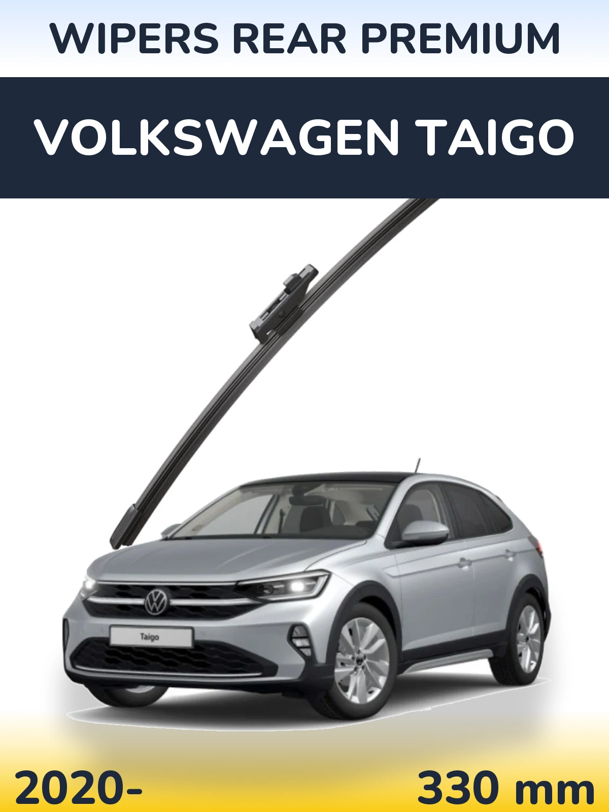 Rear wiper blade WIPERS REAR PREMIUM 330 mm for Volkswagen Taigo 2020-2026