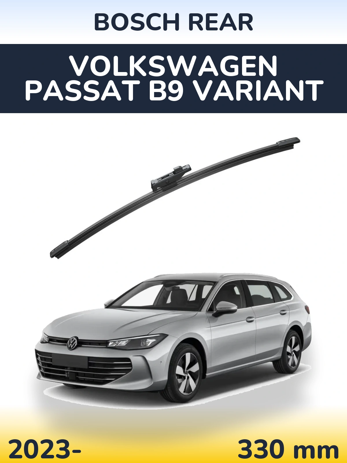 Tylna wycieraczka BOSCH Rear 330 mm do Volkswagen Passat B9 Variant 2023-2026