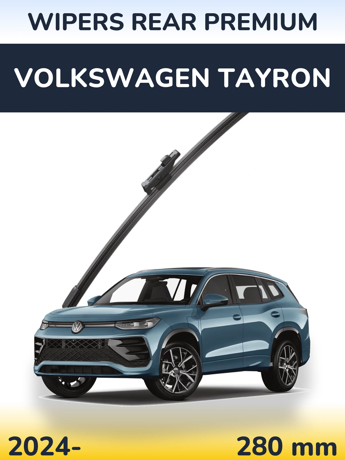 Tylna wycieraczka WIPERS REAR PREMIUM 280 mm do Volkswagen Tayron 2024-2026