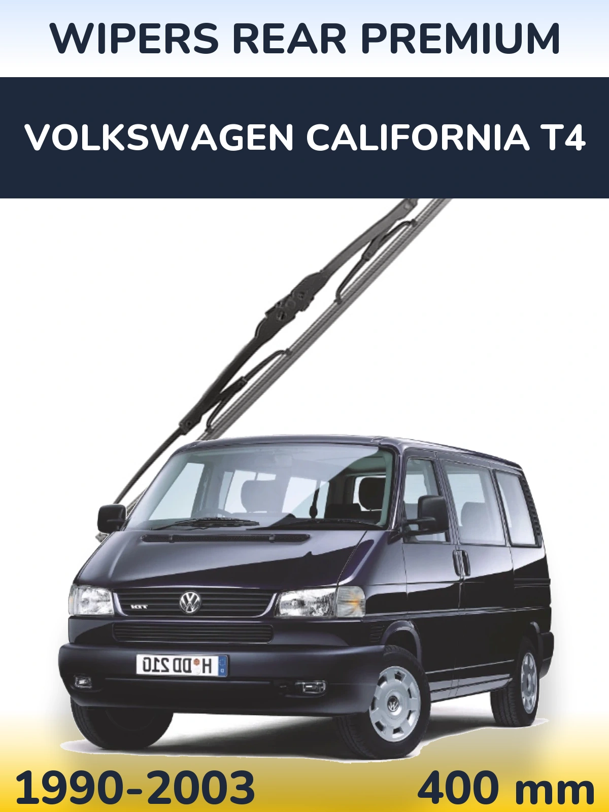 Tylna wycieraczka WIPERS REAR PREMIUM 400 mm do Volkswagen California T4 1990-2003