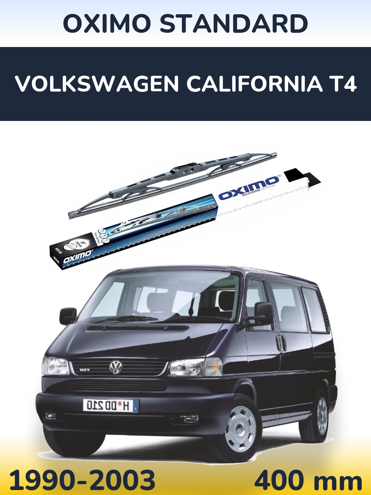 Tylna wycieraczka Oximo Standard 400 mm do Volkswagen California T4 1990-2003
