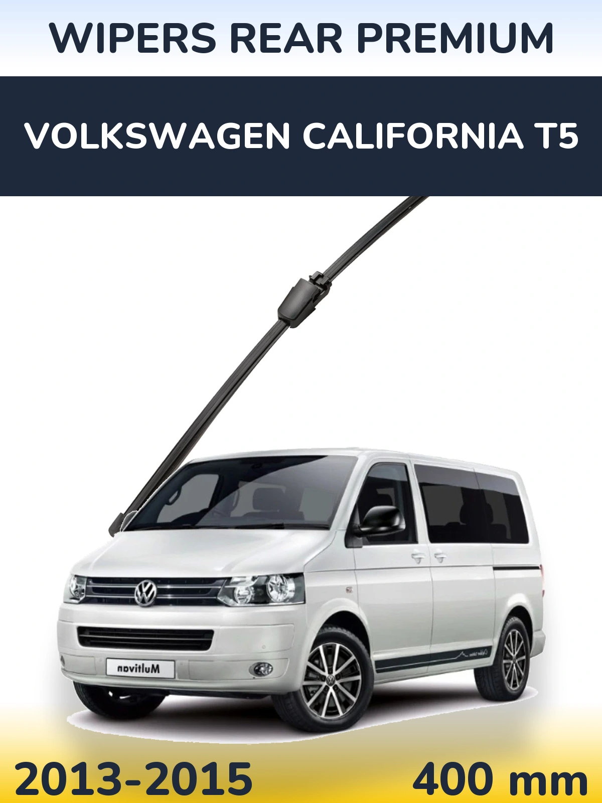 Rear wiper blade WIPERS REAR PREMIUM 400 mm for Volkswagen California T5 2013-2015