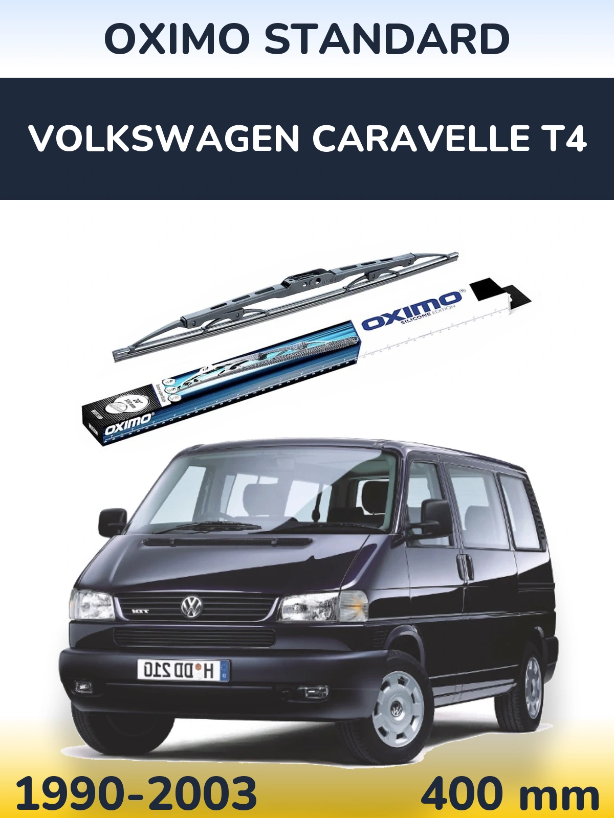 Tylna wycieraczka Oximo Standard 400 mm do Volkswagen Caravelle T4 1990-2003