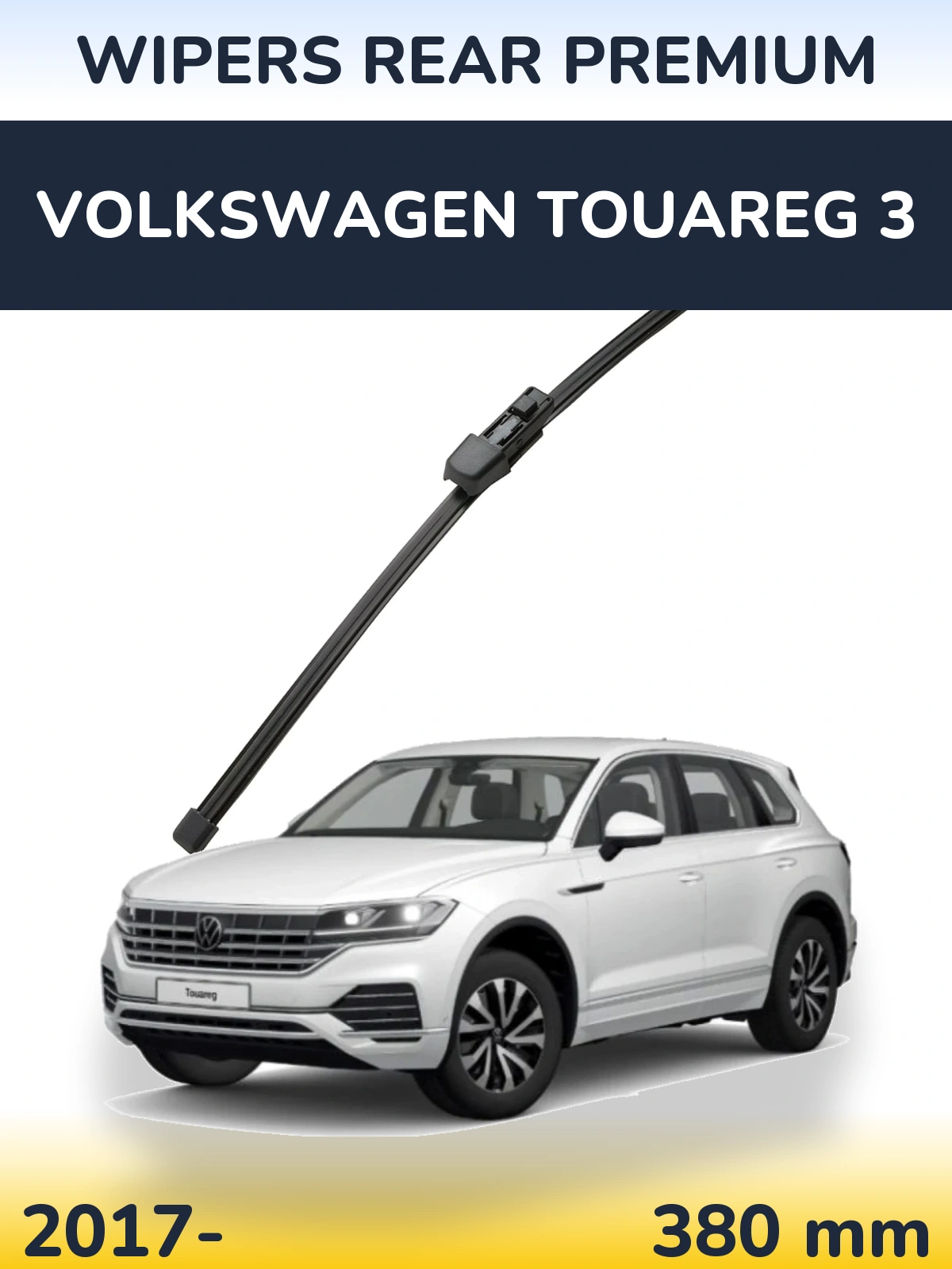 Задний дворник WIPERS REAR PREMIUM 380 мм для Volkswagen Touareg 3 2017-2026