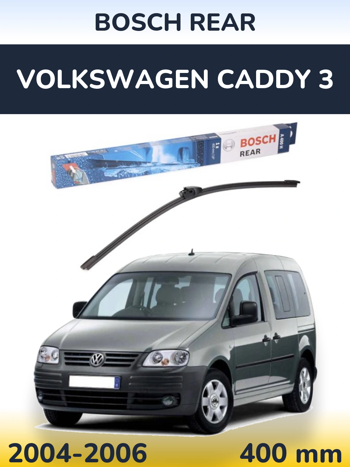 Tylna wycieraczka BOSCH Rear 400 mm do Volkswagen Caddy 3 2004-2006