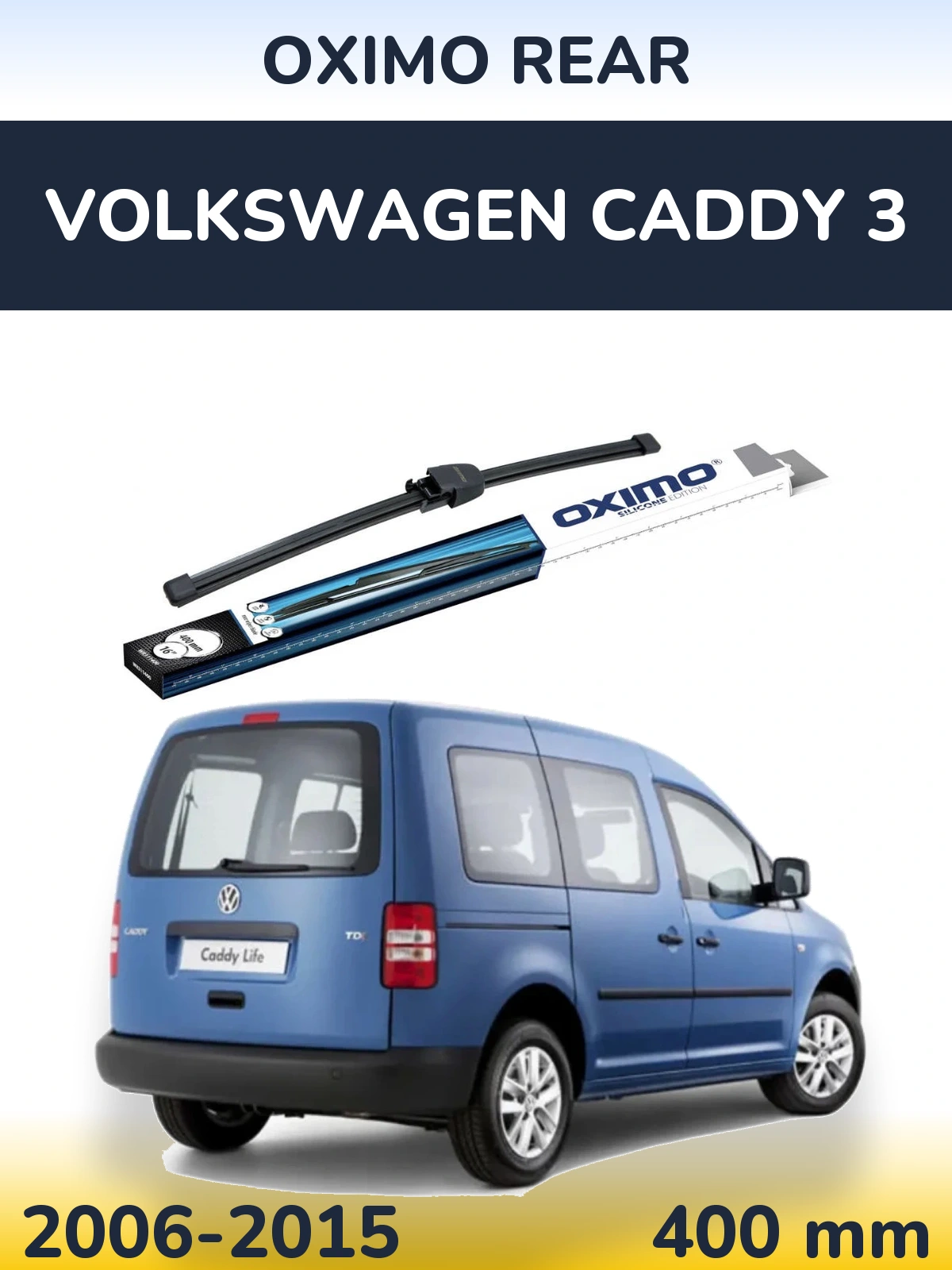 Tylna wycieraczka Oximo Rear 400 mm do Volkswagen Caddy 3 2006-2015