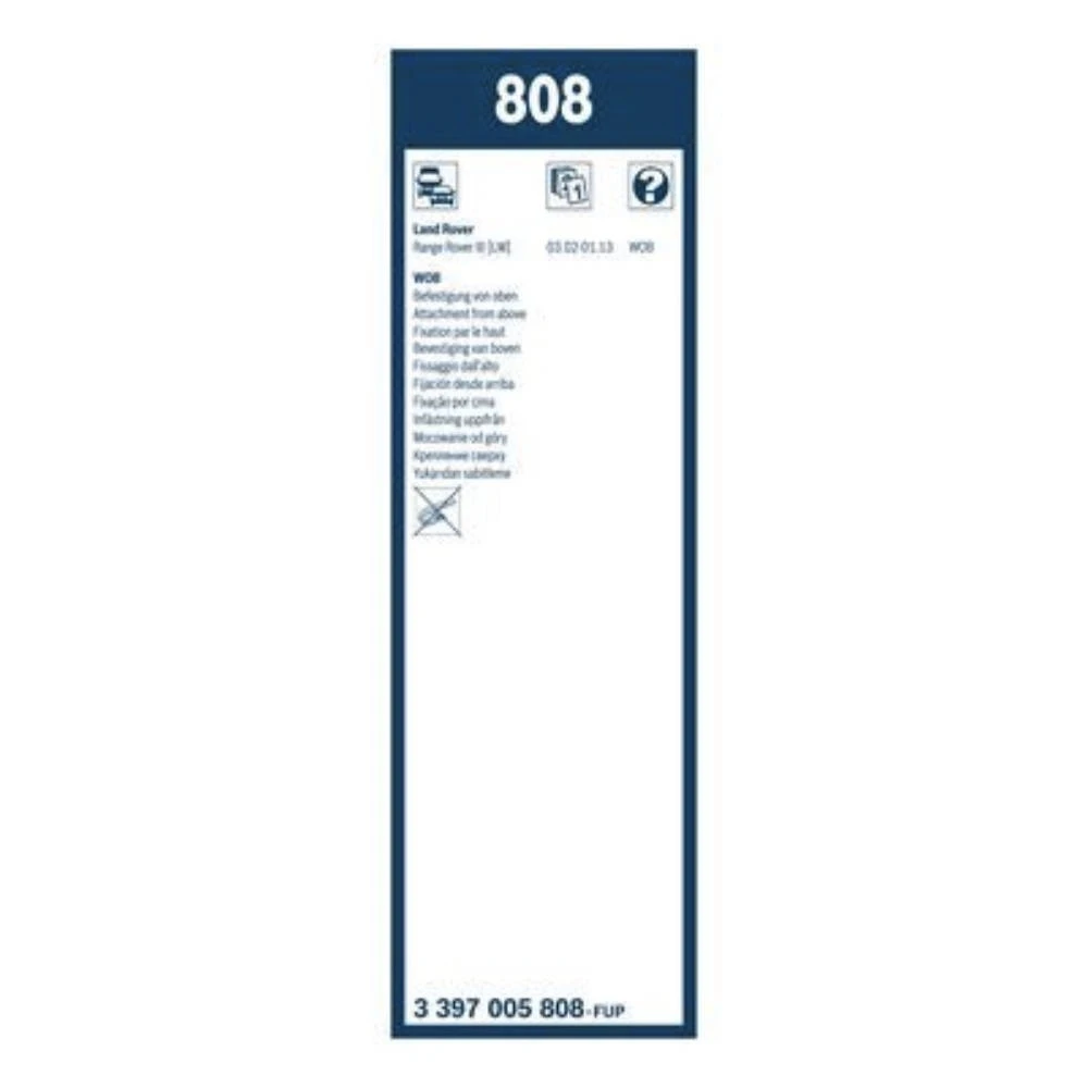 Komplet przednich wycieraczek BOSCH Twin 650 & 650 mm do Land Rover Range Rover 3 2002-2013