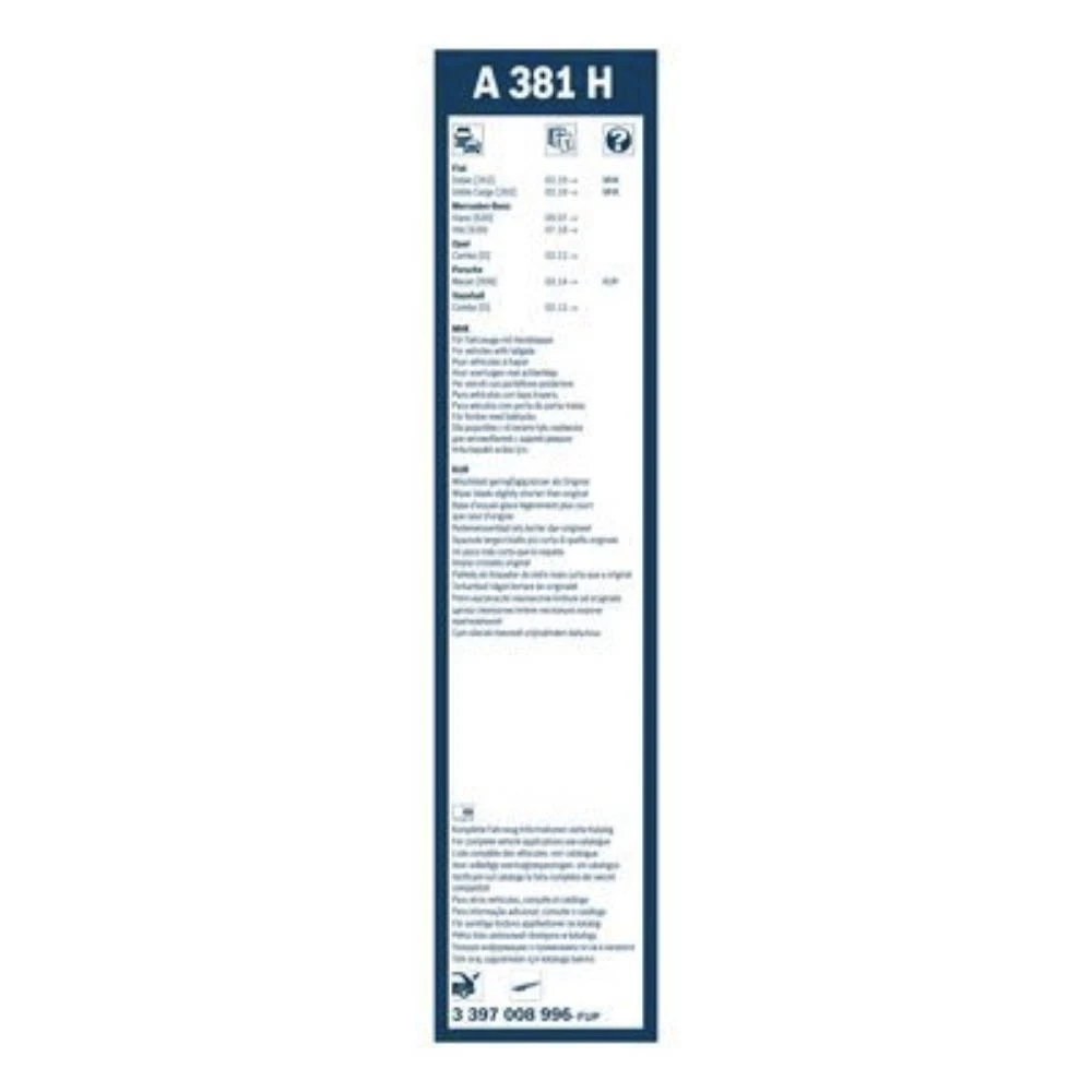 Tylna wycieraczka BOSCH Rear 380 mm do Land Rover Range Rover Sport 2 2015-2016
