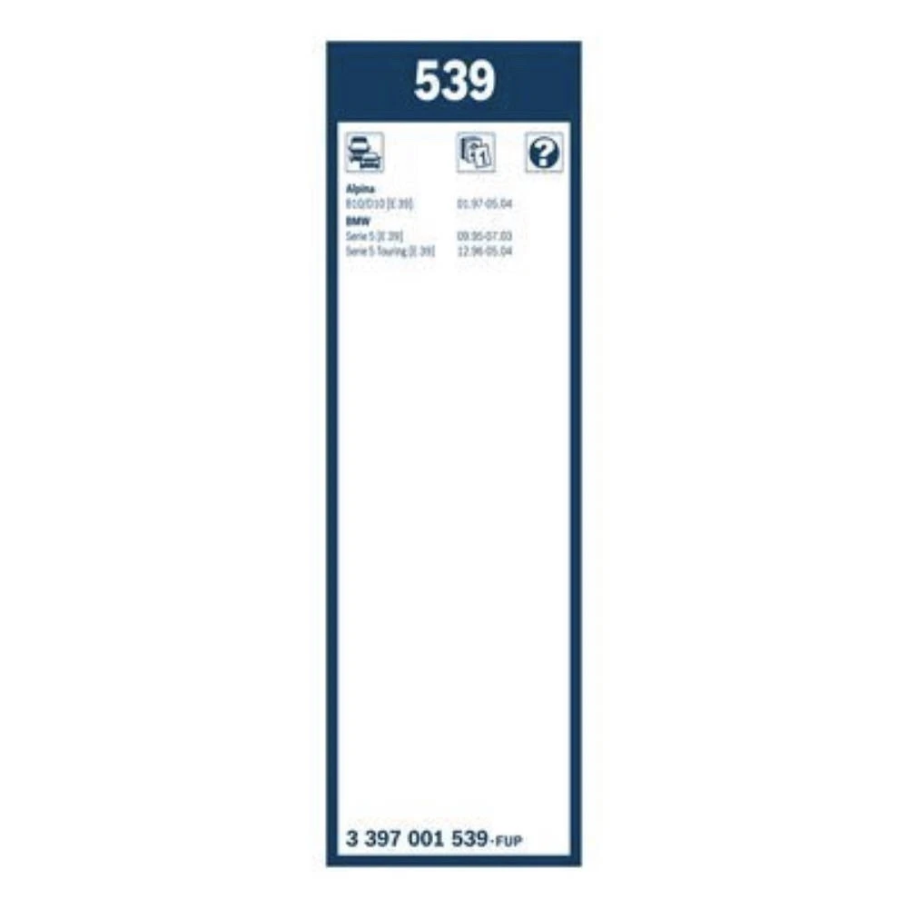 Komplet przednich wycieraczek BOSCH Twin 650 & 550 mm do BMW Seria 5 1995-2003