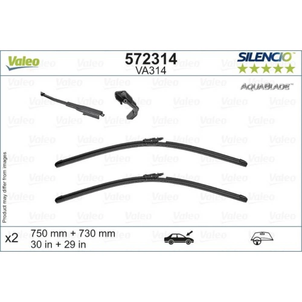Wycieraczki Valeo Aqua Blade do Ford Galaxy
