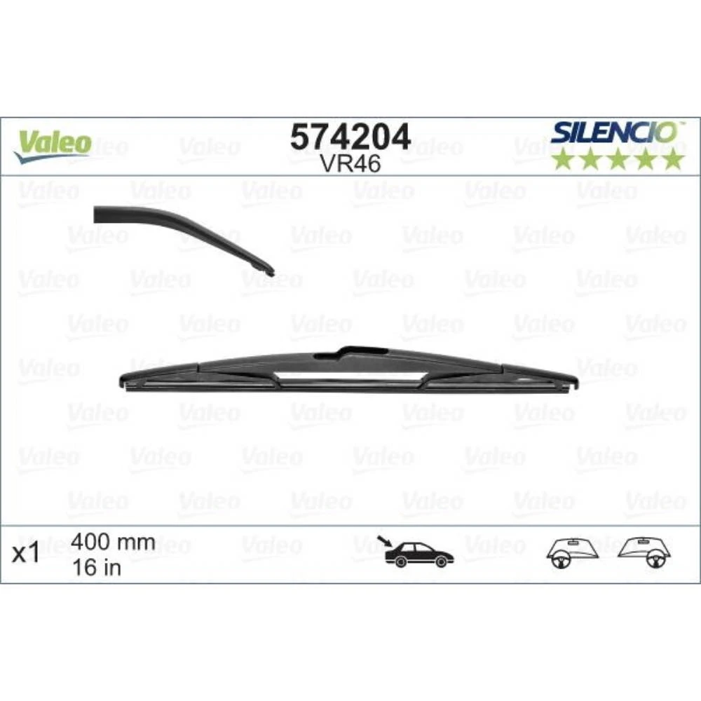 Tylna wycieraczka Valeo Silencio Rear 400 mm do Volvo C30 2010-2012