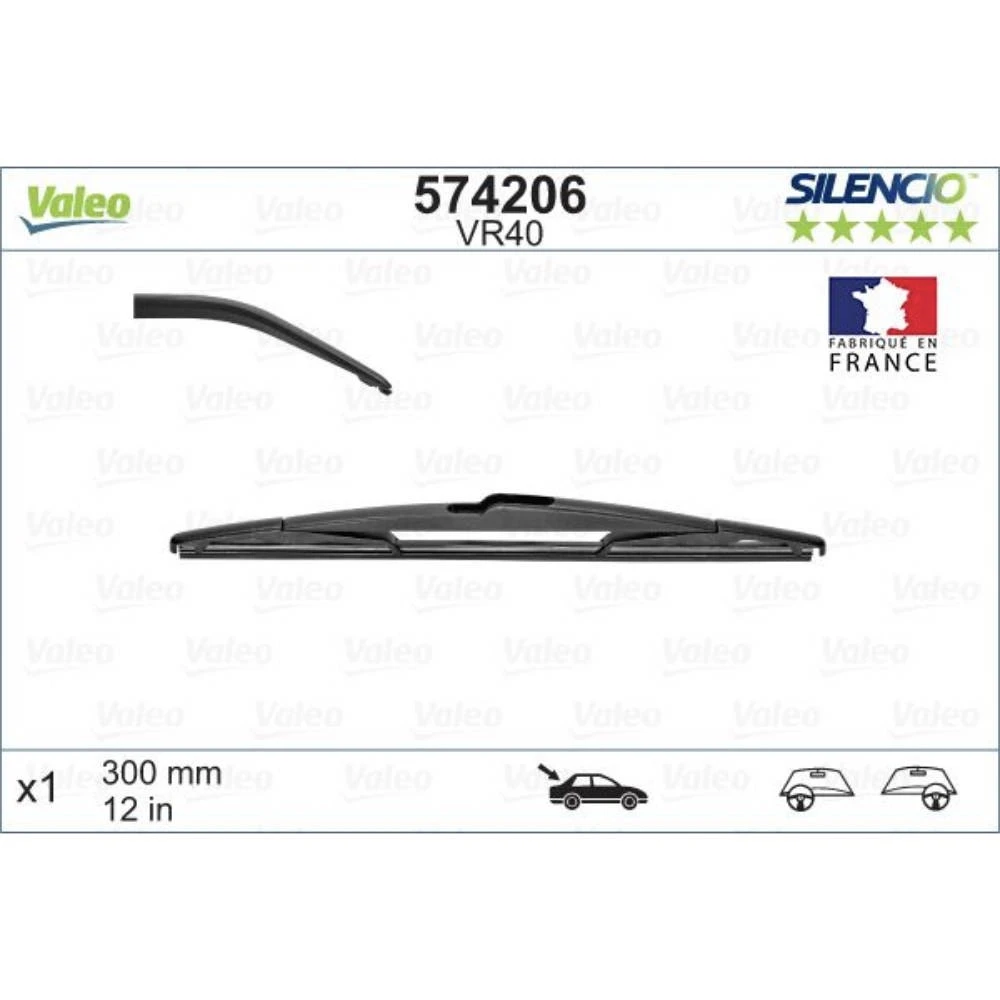 Wycieraczki Valeo Silencio Rear do Opel Astra